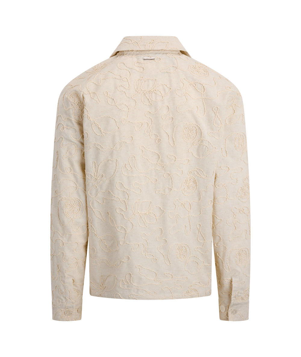 Urban Pioneers Male Florian Overshirt OVERSHIRT CREAM AOP