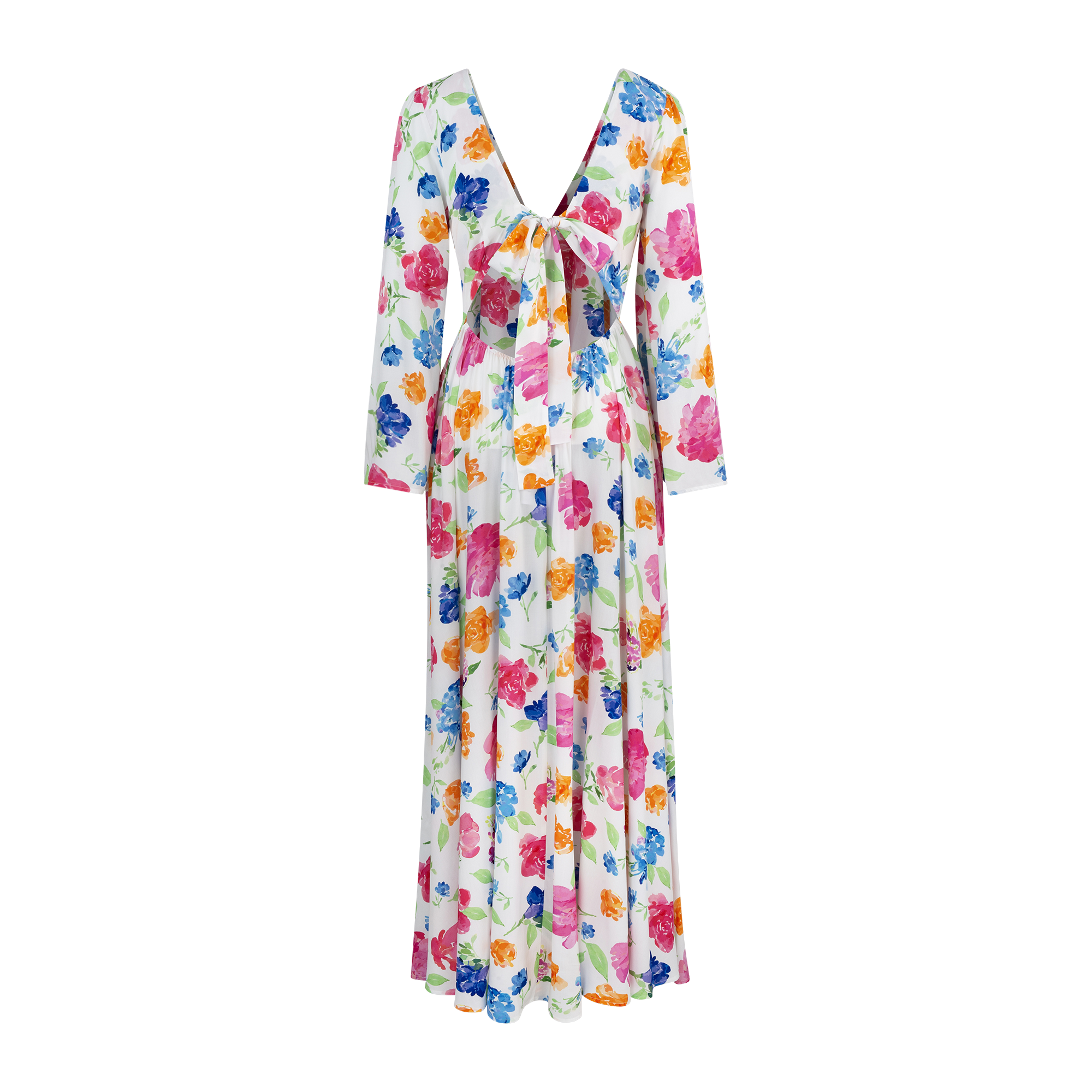 Urban Pioneers Female Florissa Dress DRESS WHITE AOP