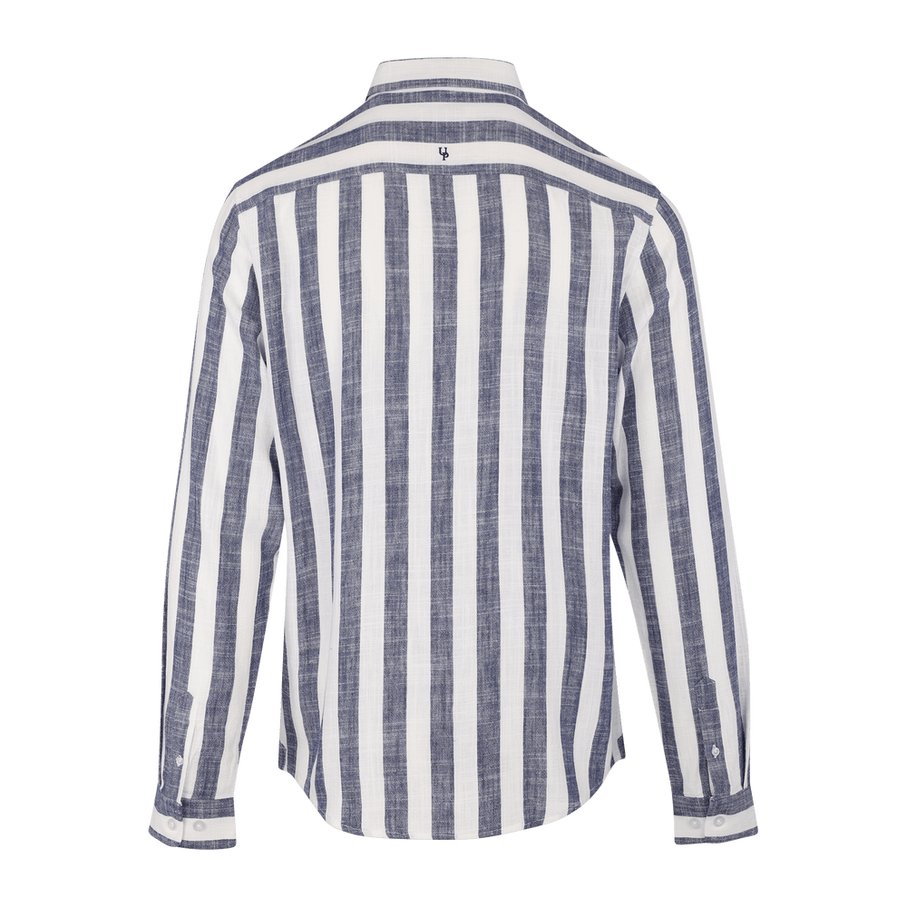 Urban Pioneers Male Folke LS Shirt SHIRT NAVY