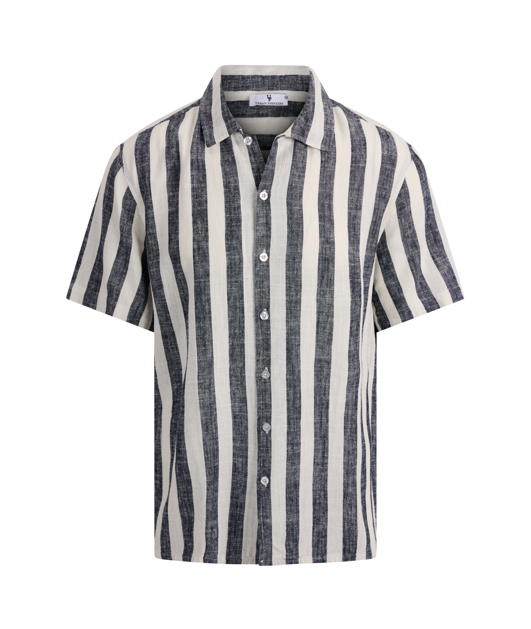 Urban Pioneers Male Folke Shirt SS SS SHIRT DARK NAVY