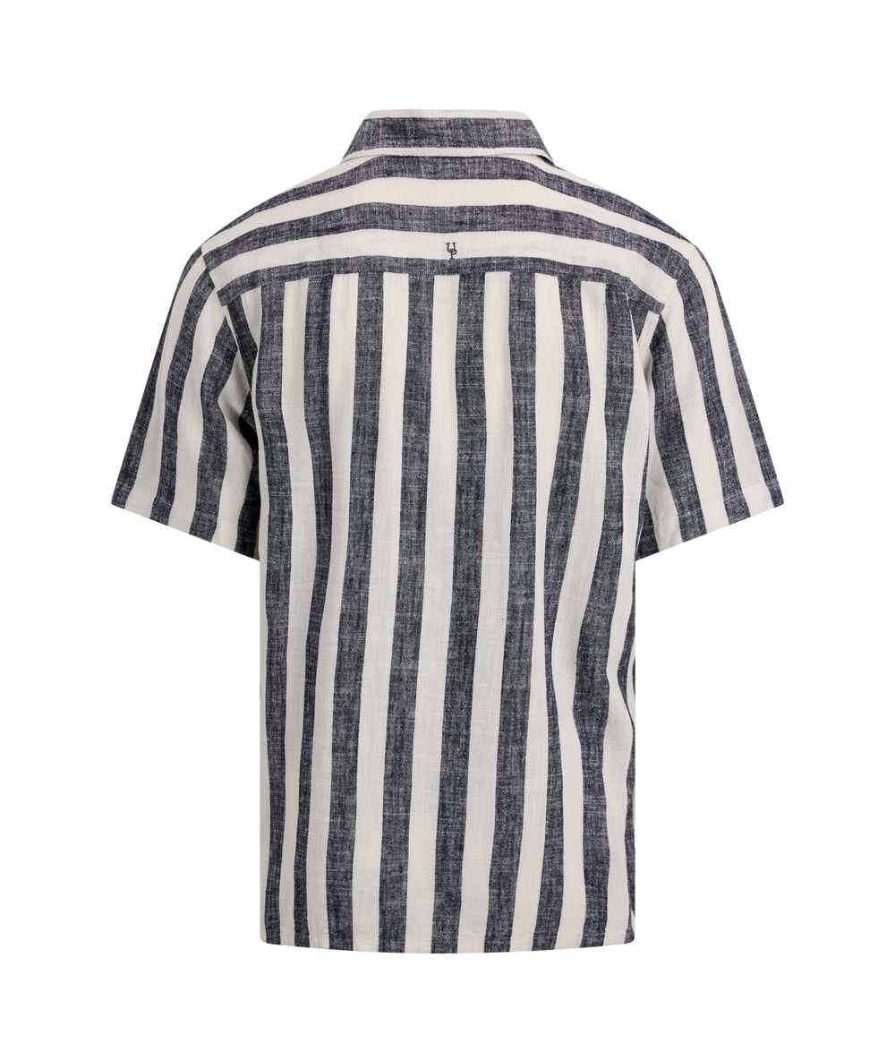 Urban Pioneers Male Folke Shirt SS SS SHIRT DARK NAVY
