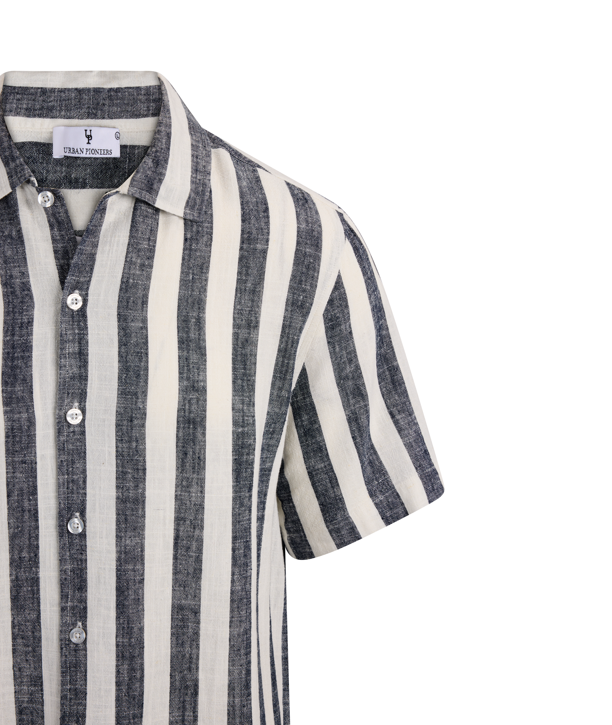 Urban Pioneers Male Folke Shirt SS SS SHIRT DARK NAVY