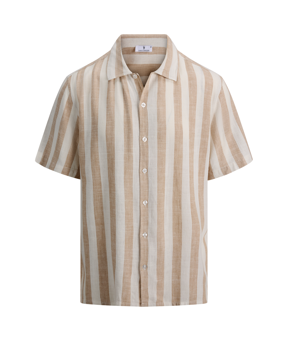 Urban Pioneers Male Folke Shirt SS SS SHIRT SAND