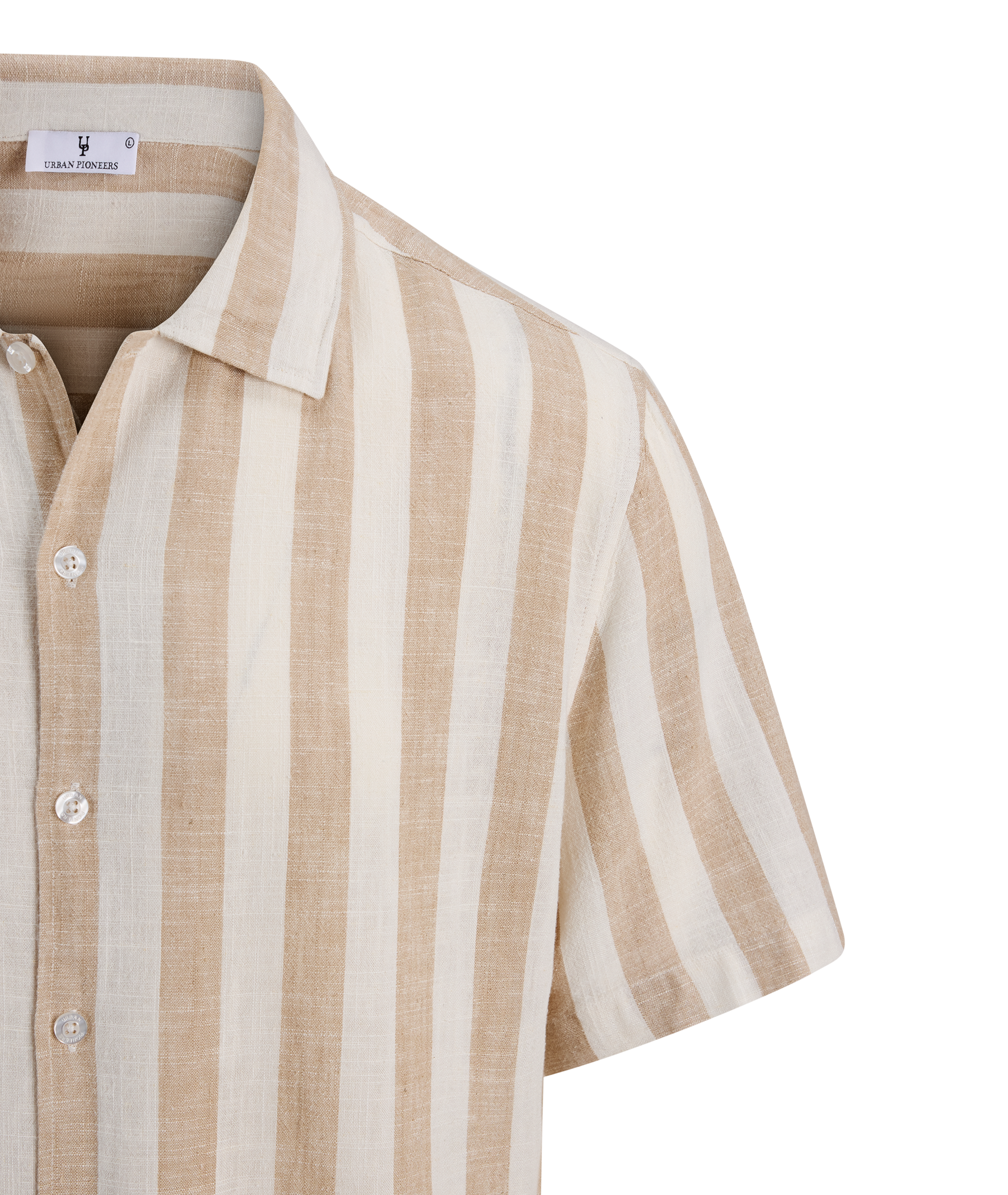 Urban Pioneers Male Folke Shirt SS SS SHIRT SAND