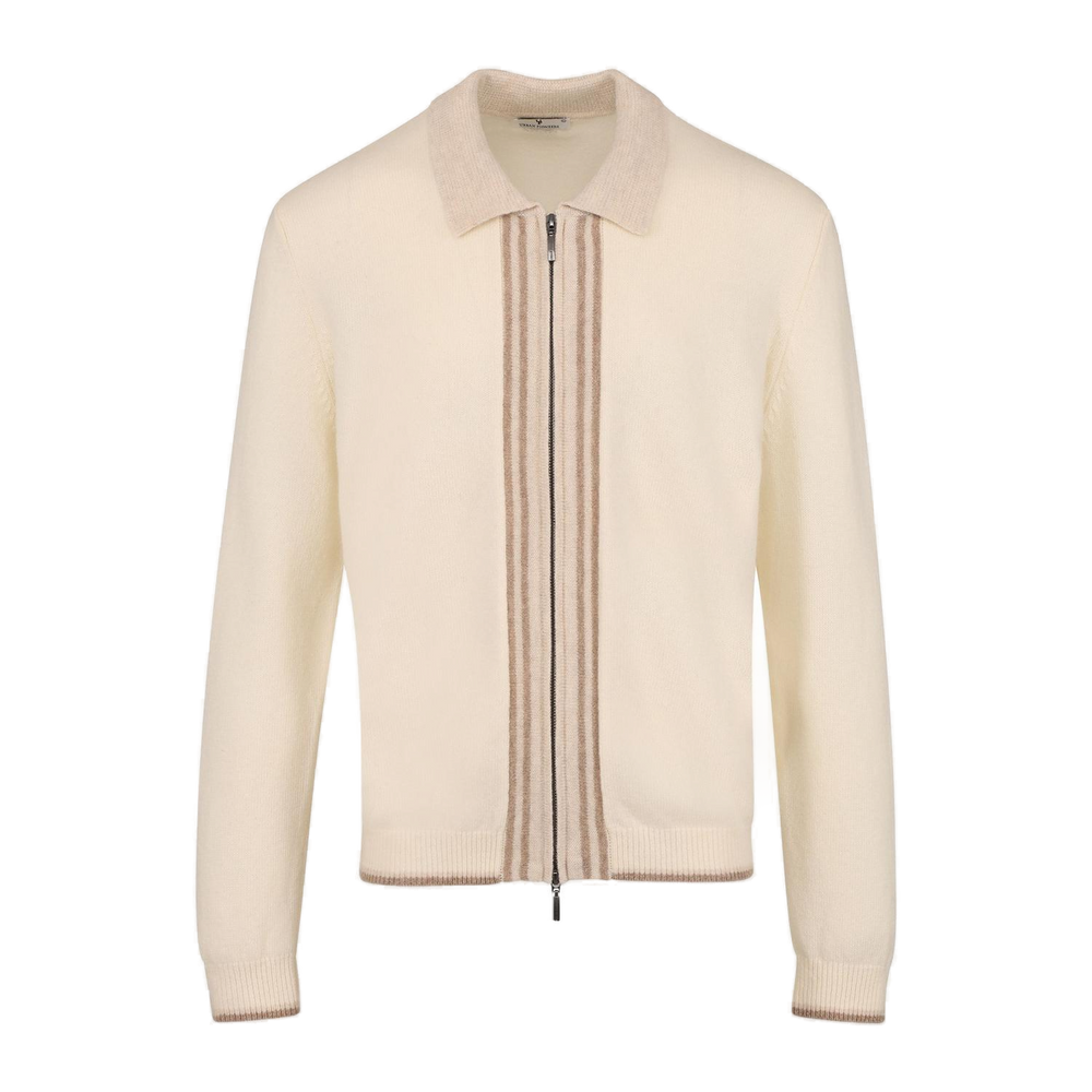 Urban Pioneers Male Ford zip CARDIGAN CREAM