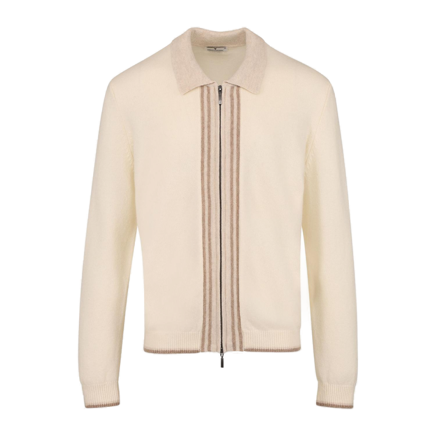 Urban Pioneers Male Ford zip CARDIGAN CREAM