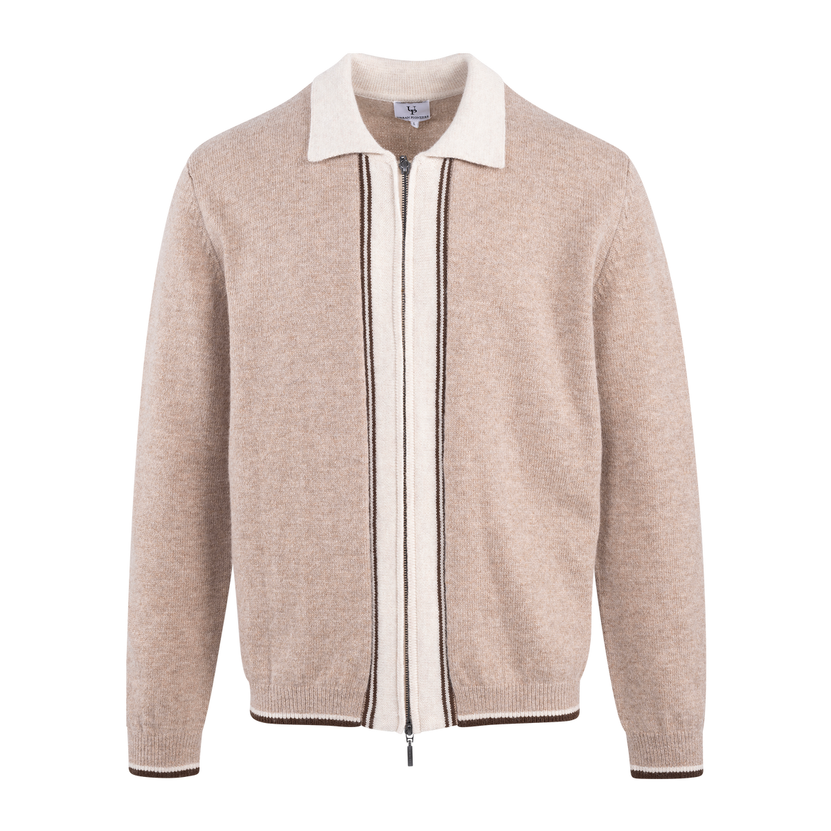 Urban Pioneers Male Ford zip CARDIGAN CAMEL