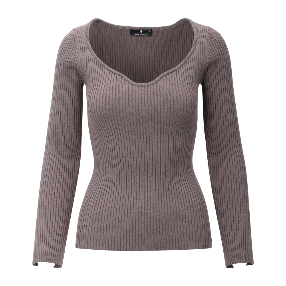 Urban Pioneers Female Freja Sweater SWEATER DARK SAND