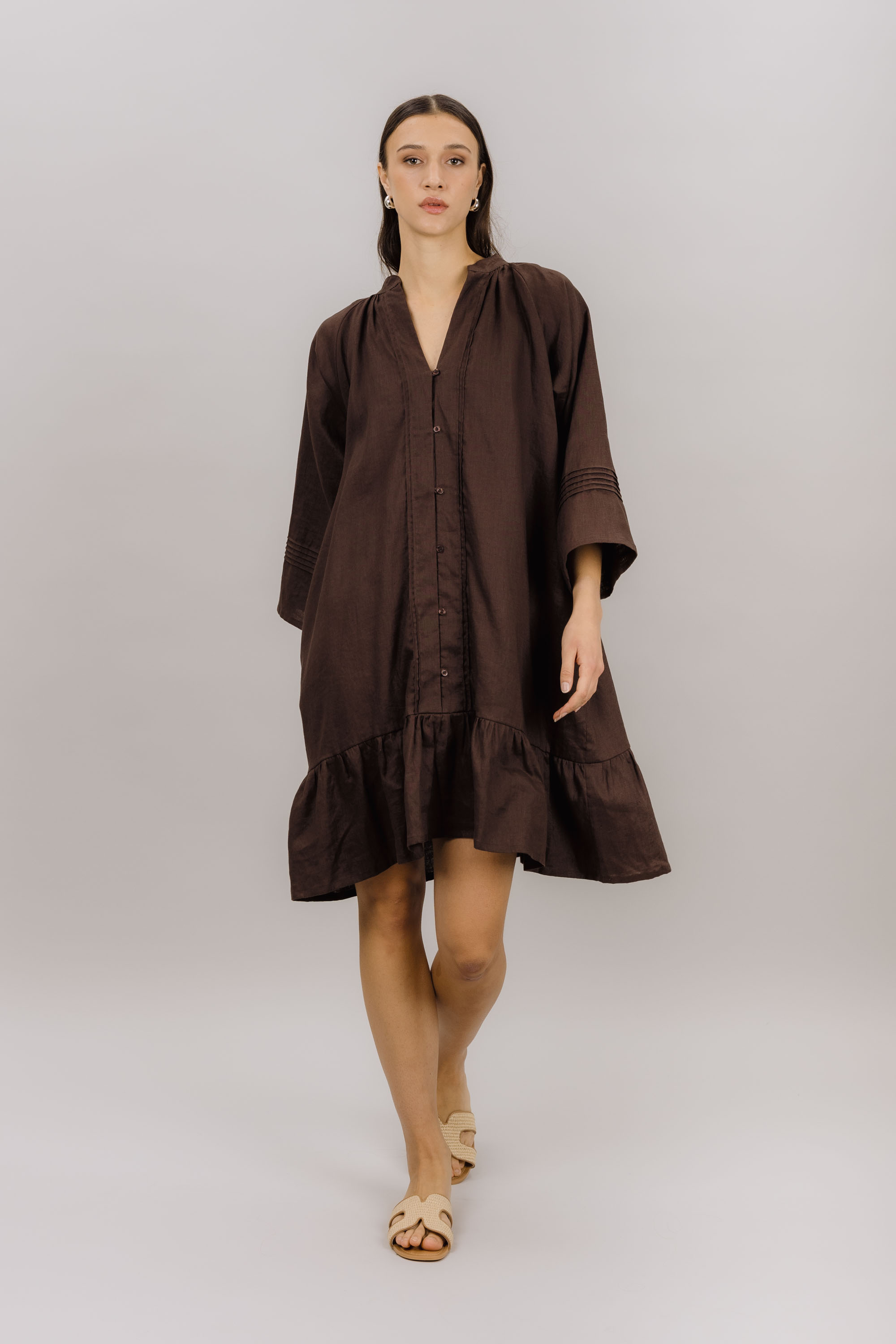 Urban Pioneers Female Frusa Dress DRESS BLACK COFFEE