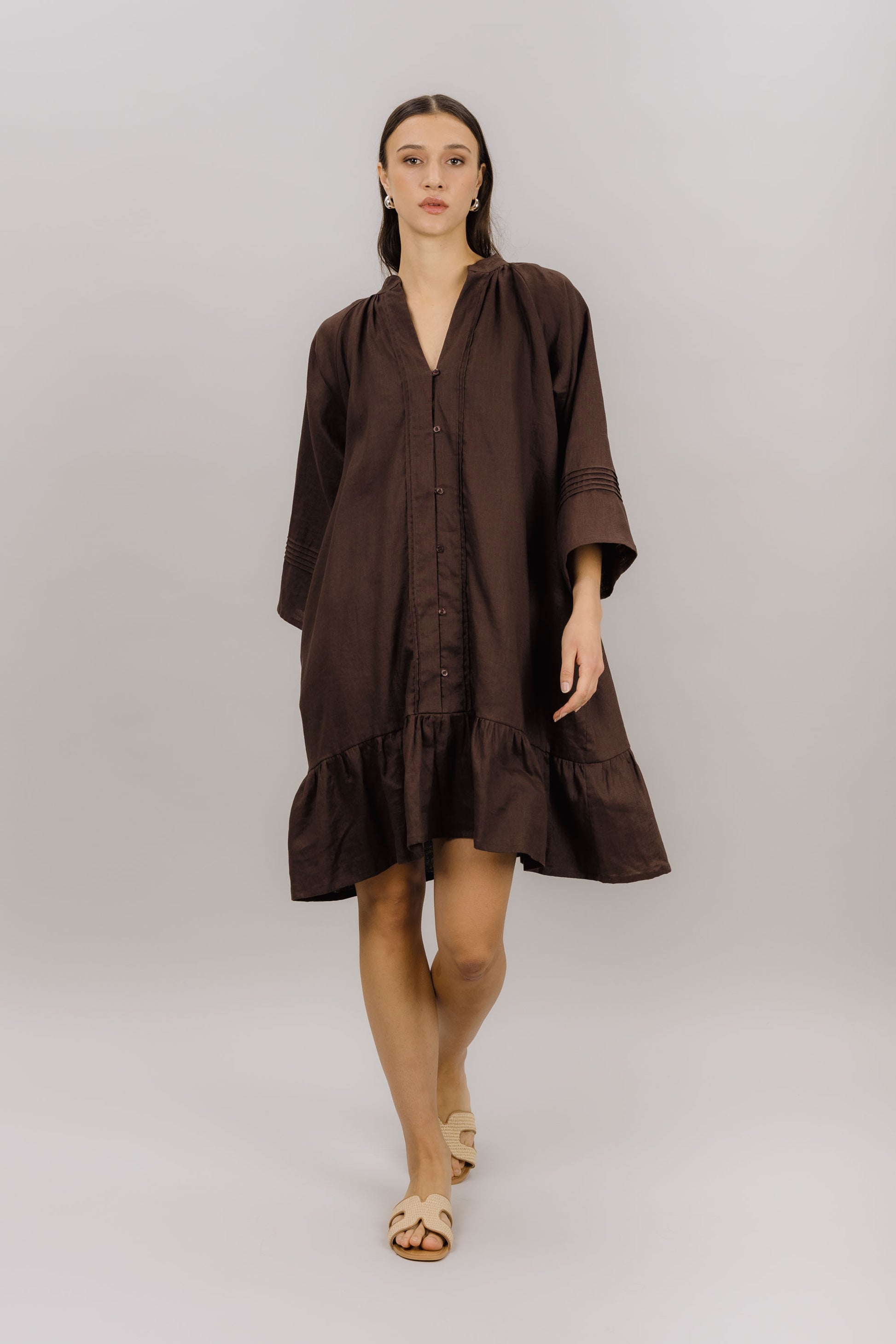 Urban Pioneers Female Frusa Dress DRESS BLACK COFFEE