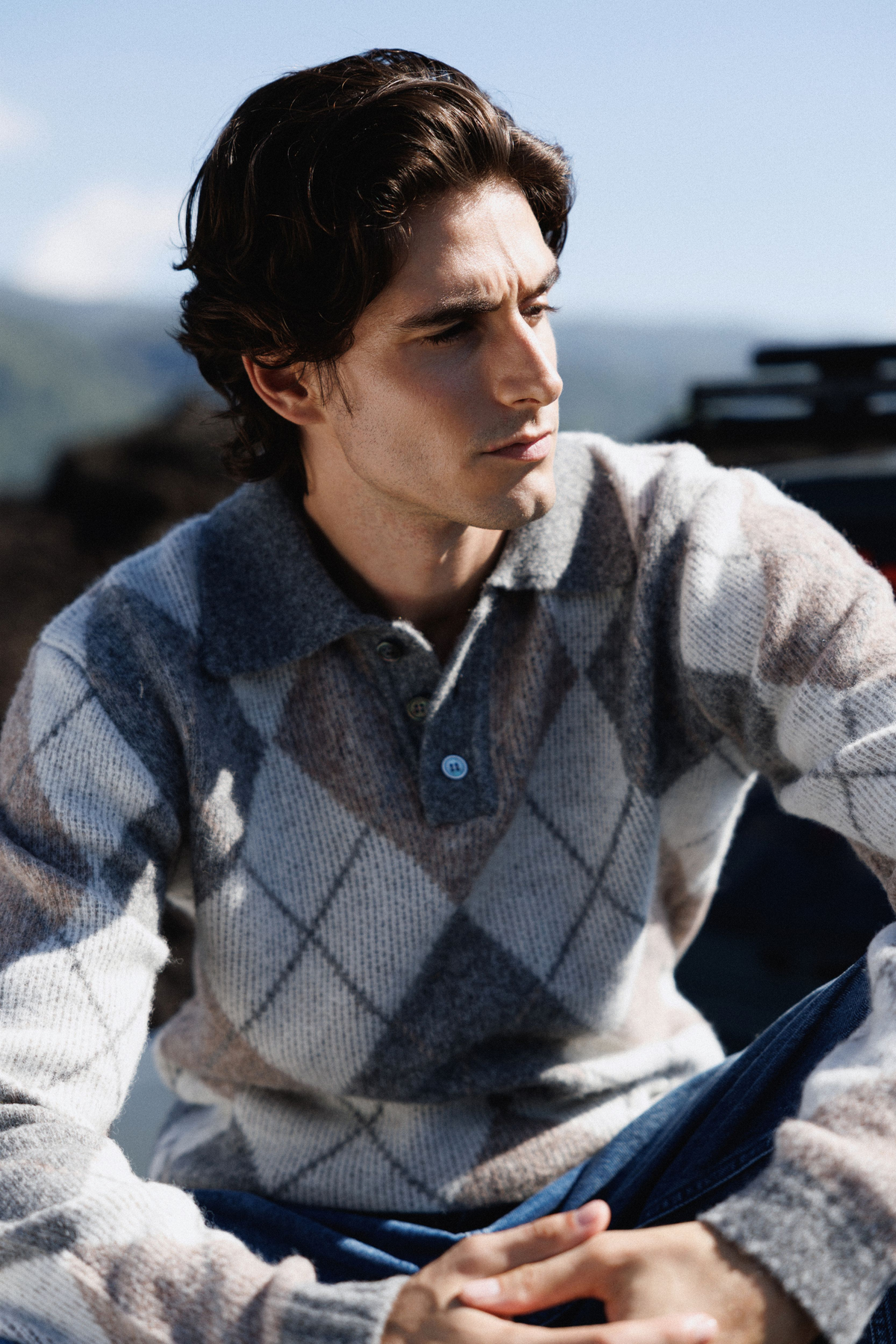 Urban Pioneers Male Gabrio Sweater SWEATER MID GREY