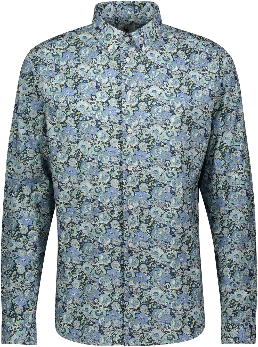 Urban Pioneers Male Gambino Shirt SHIRT BLUE AOP