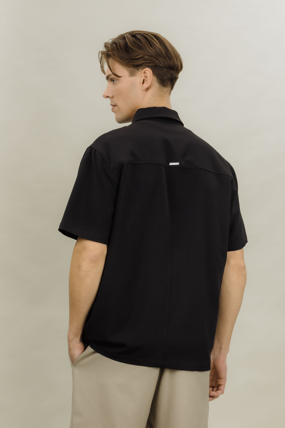 Urban Pioneers Male Giacomo SS Shirt SS SHIRT BLACK