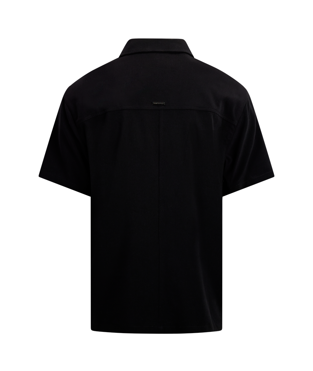 Urban Pioneers Male Giacomo SS Shirt SS SHIRT BLACK