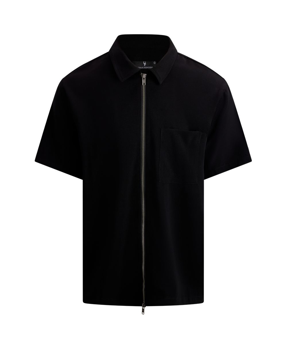 Urban Pioneers Male Giacomo SS Shirt SS SHIRT BLACK