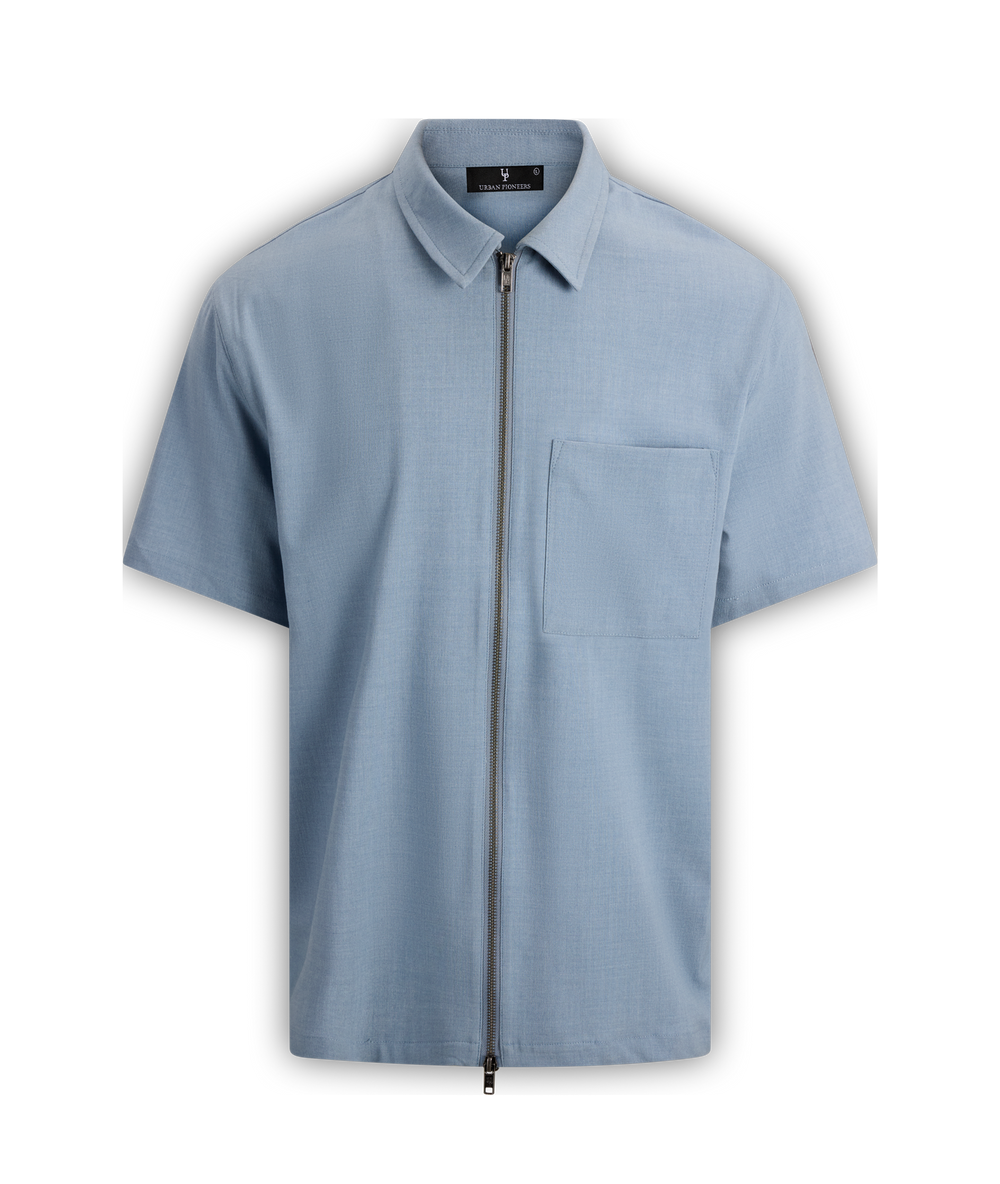 Urban Pioneers Male Giacomo SS Shirt SS SHIRT LIGHT BLUE
