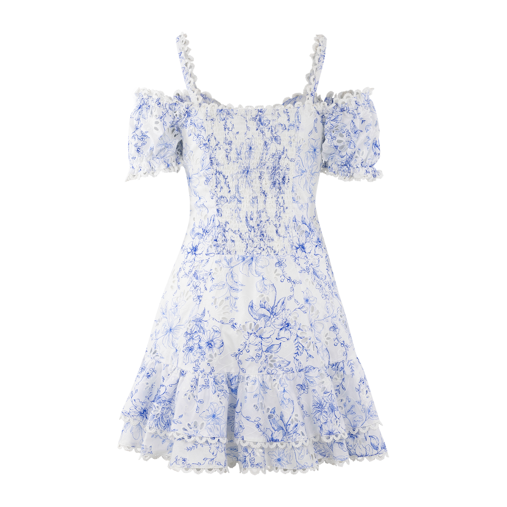 Urban Pioneers Female Gianna Dress DRESS BLUE AOP