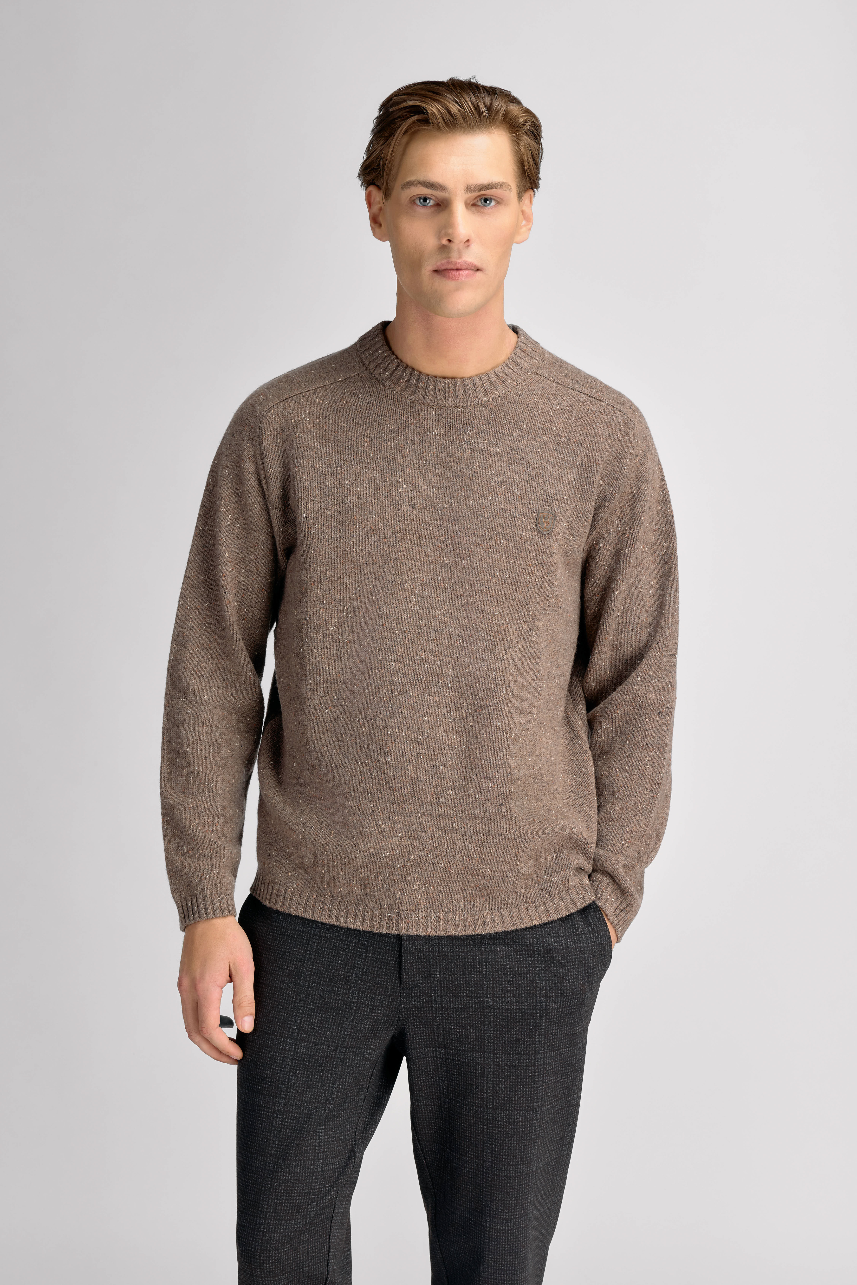 Urban Pioneers Male Gideon Sweater SWEATER MID BROWN