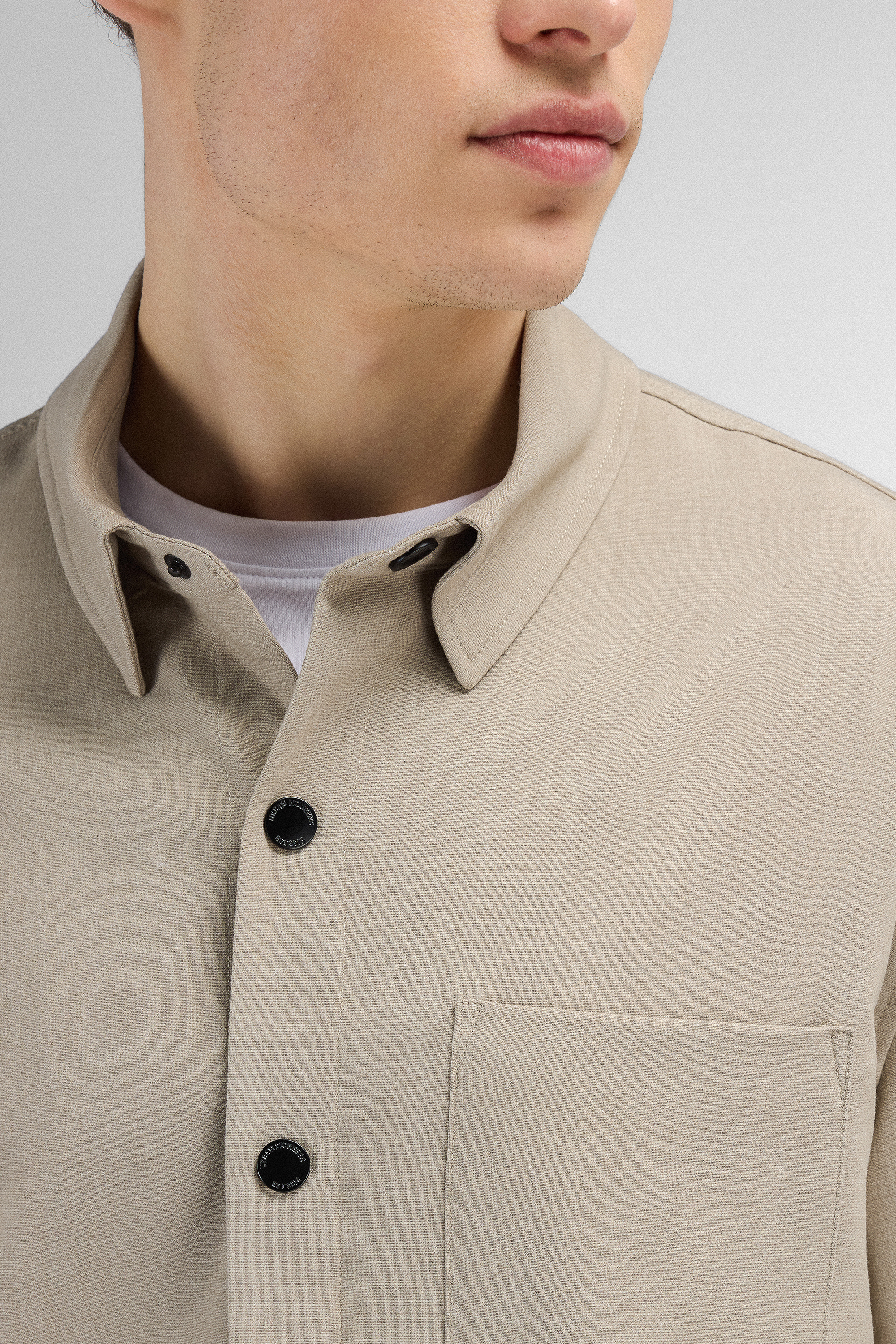 Urban Pioneers Male Gilbert LS Shirt SHIRT SAND