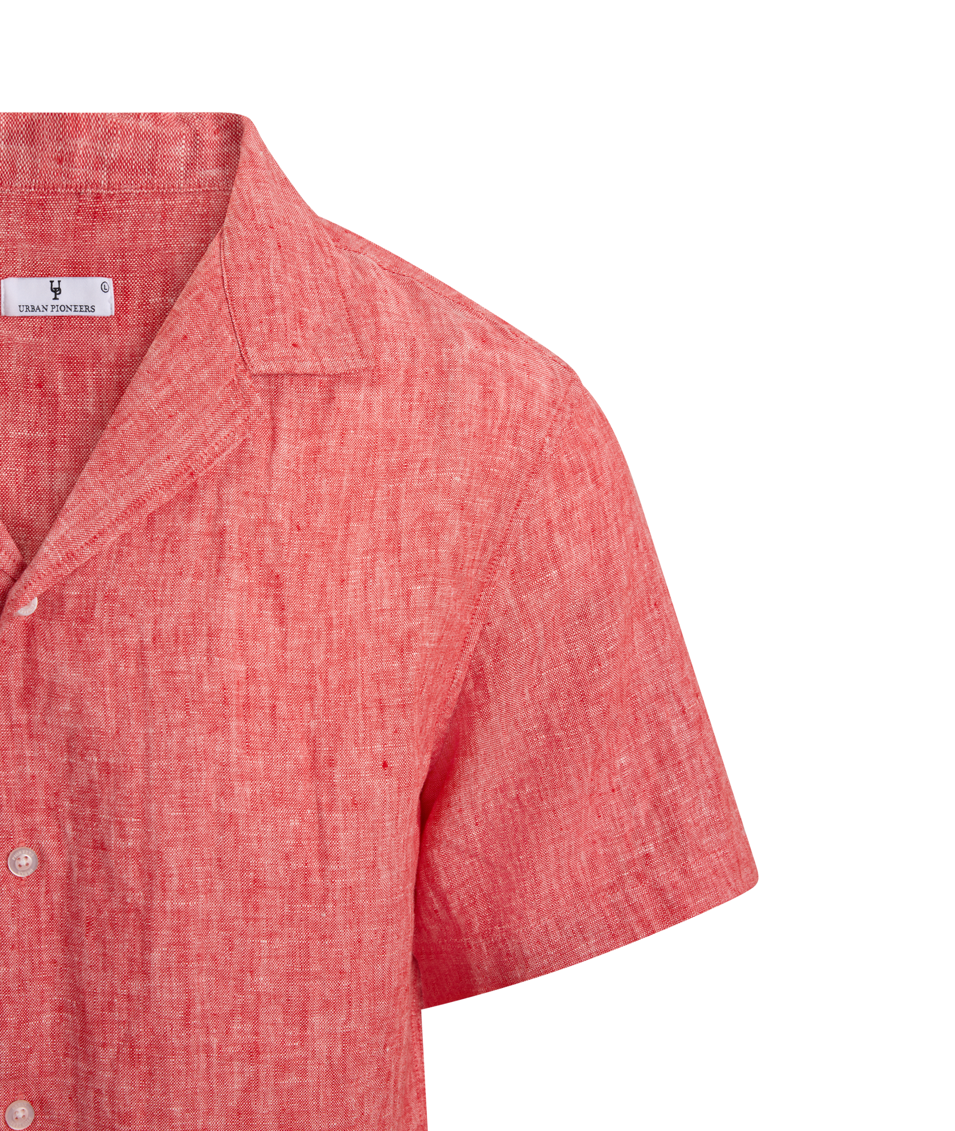 Urban Pioneers Male Giuseppe SS Shirt SS SHIRT WASHED RED