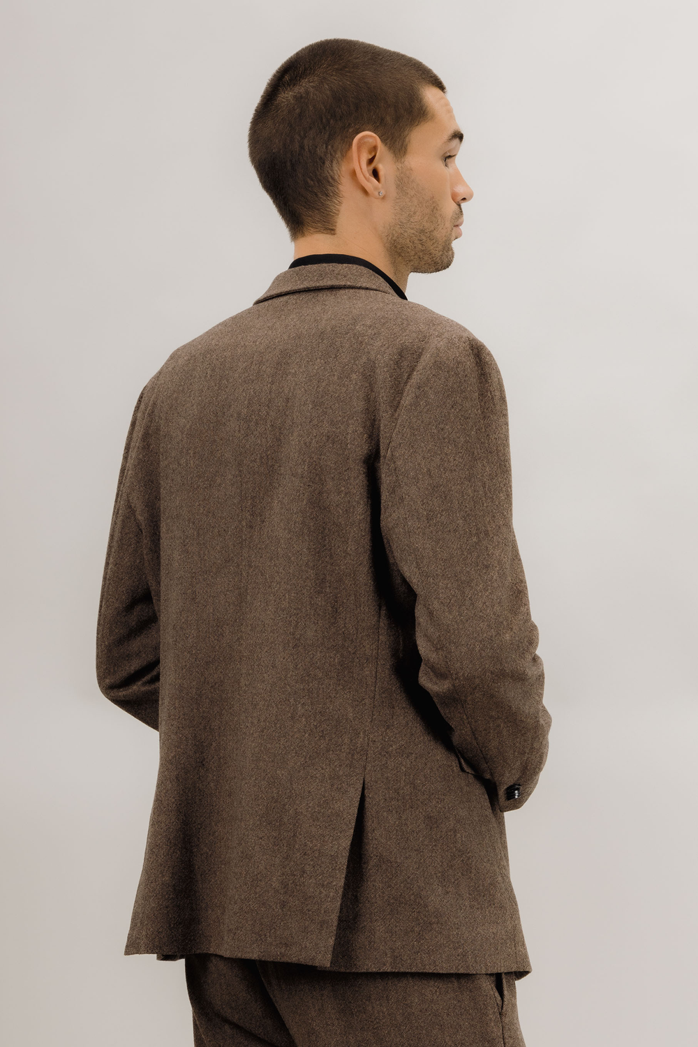 Urban Pioneers Male Gray Blazer BLAZER DARK BROWN