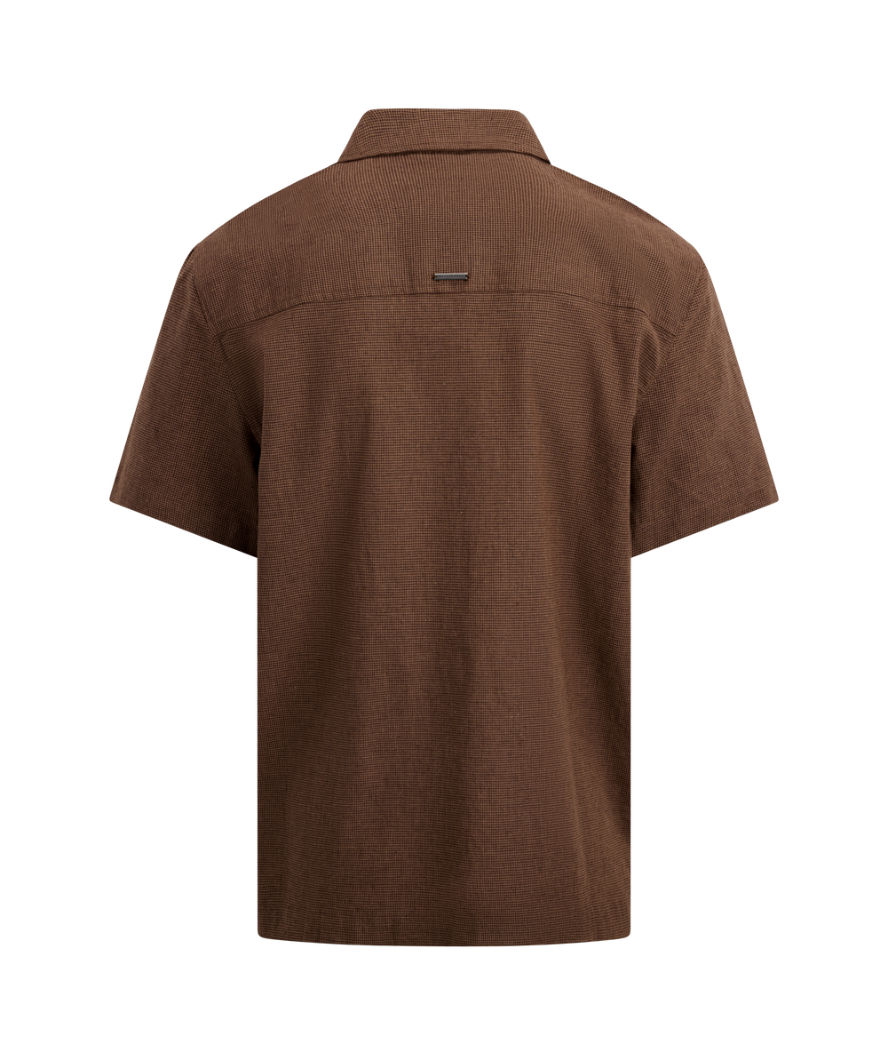 Urban Pioneers Male Gregorio SS SHirt SS SHIRT BROWN