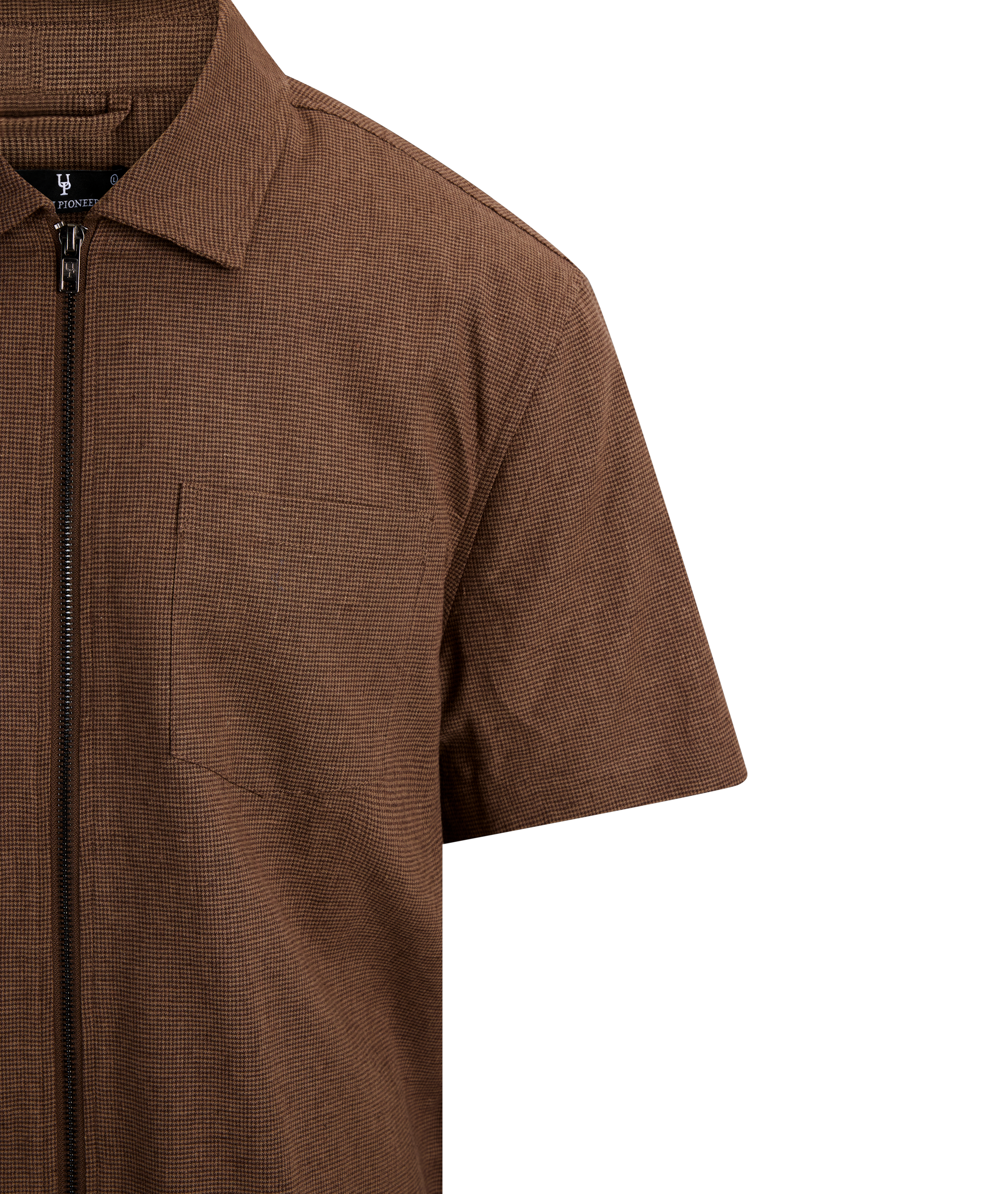 Urban Pioneers Male Gregorio SS SHirt SS SHIRT BROWN