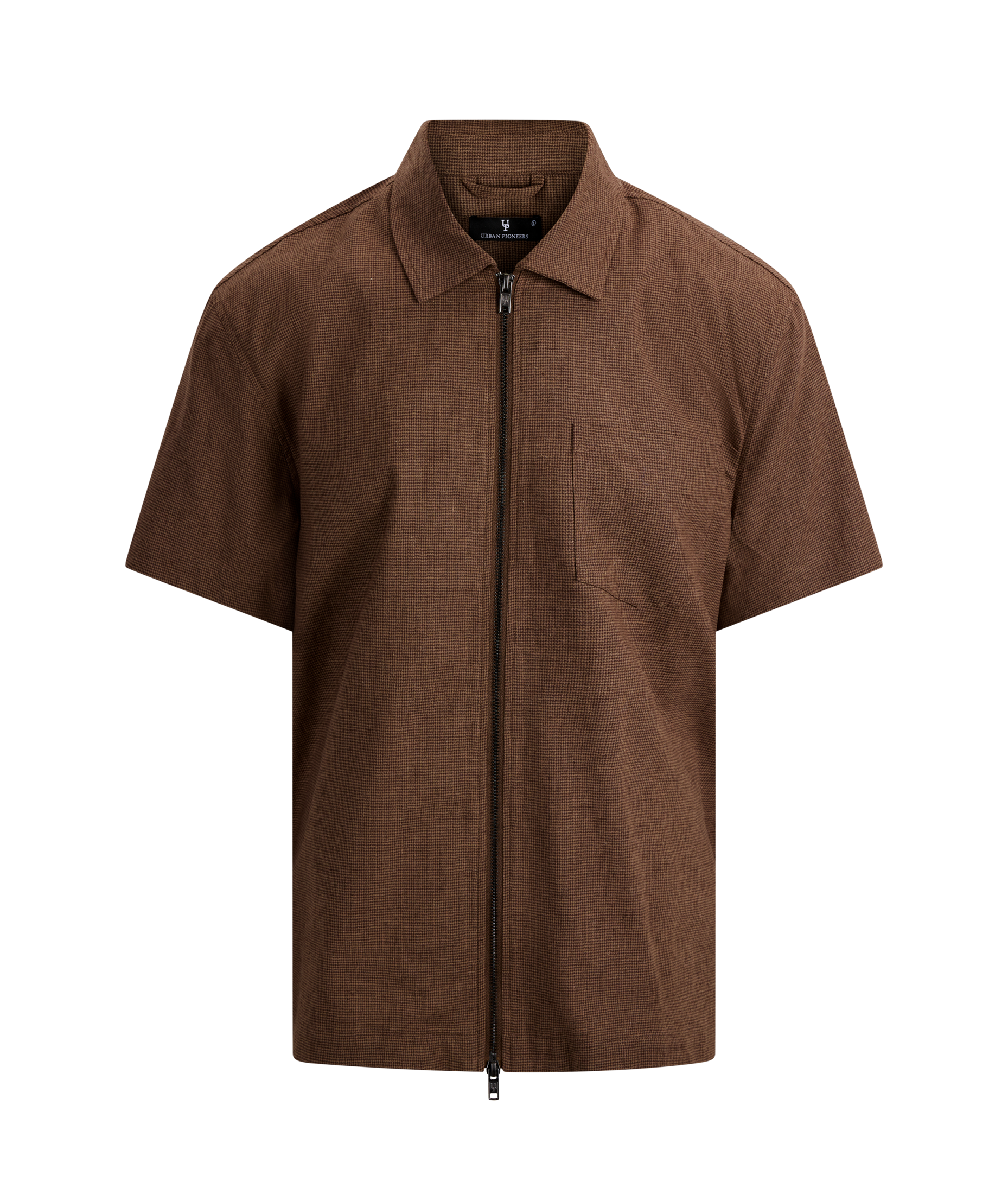 Urban Pioneers Male Gregorio SS SHirt SS SHIRT BROWN