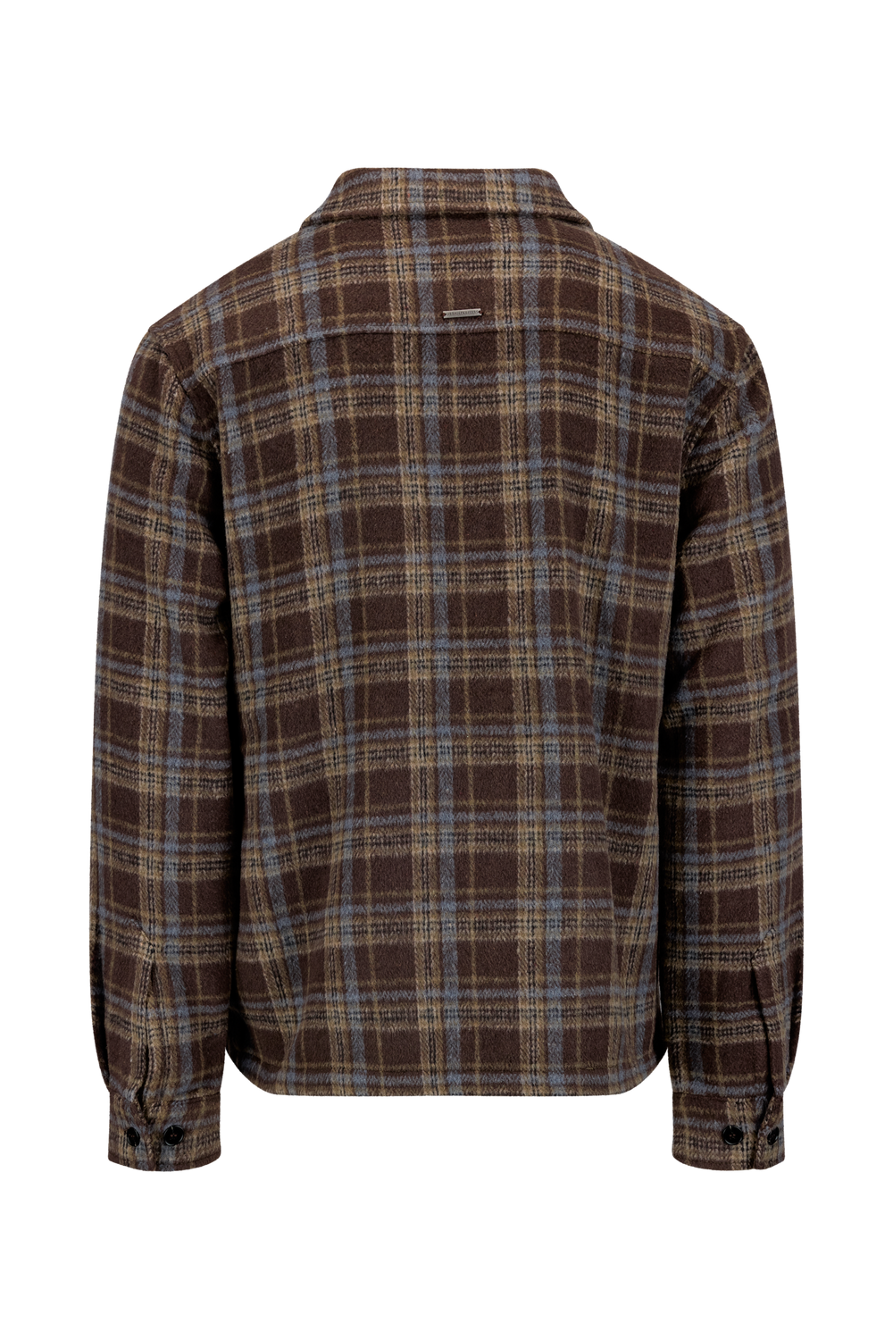 Urban Pioneers Male Guido Zip Shirt SHIRT BLUE CHECK