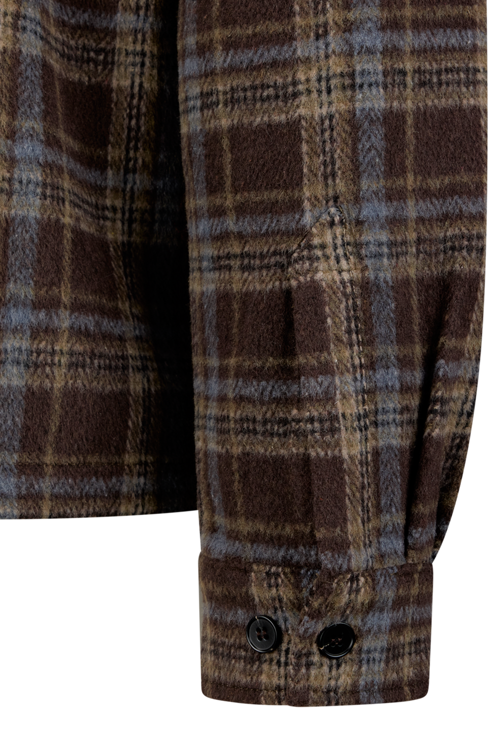 Urban Pioneers Male Guido Zip Shirt SHIRT BLUE CHECK
