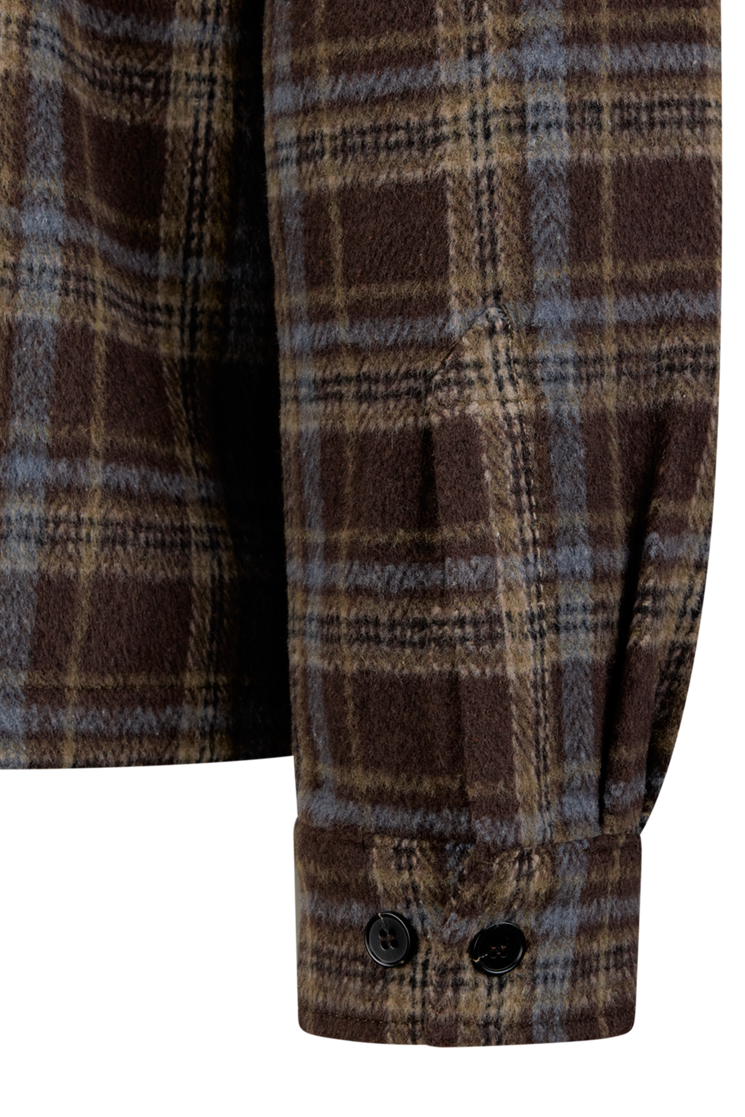 Urban Pioneers Male Guido Zip Shirt SHIRT BLUE CHECK