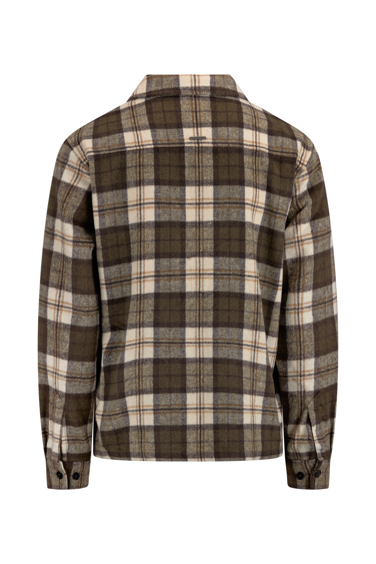 Urban Pioneers Male Guido Zip Shirt SHIRT BROWN CHECK