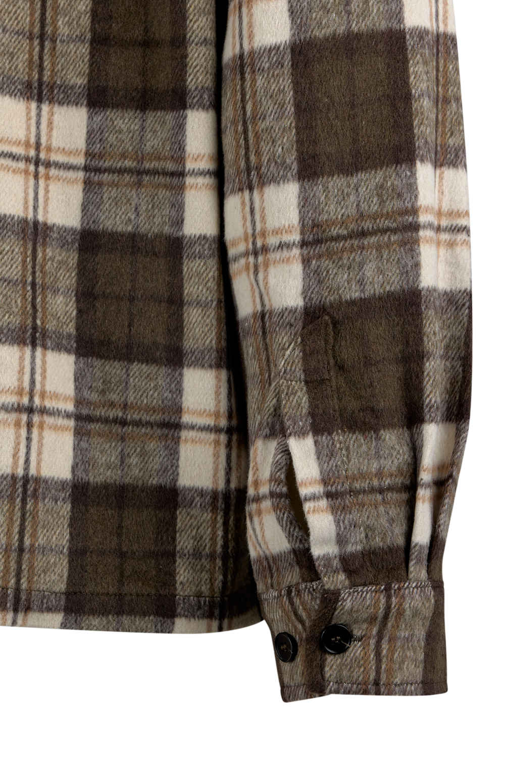 Urban Pioneers Male Guido Zip Shirt SHIRT BROWN CHECK