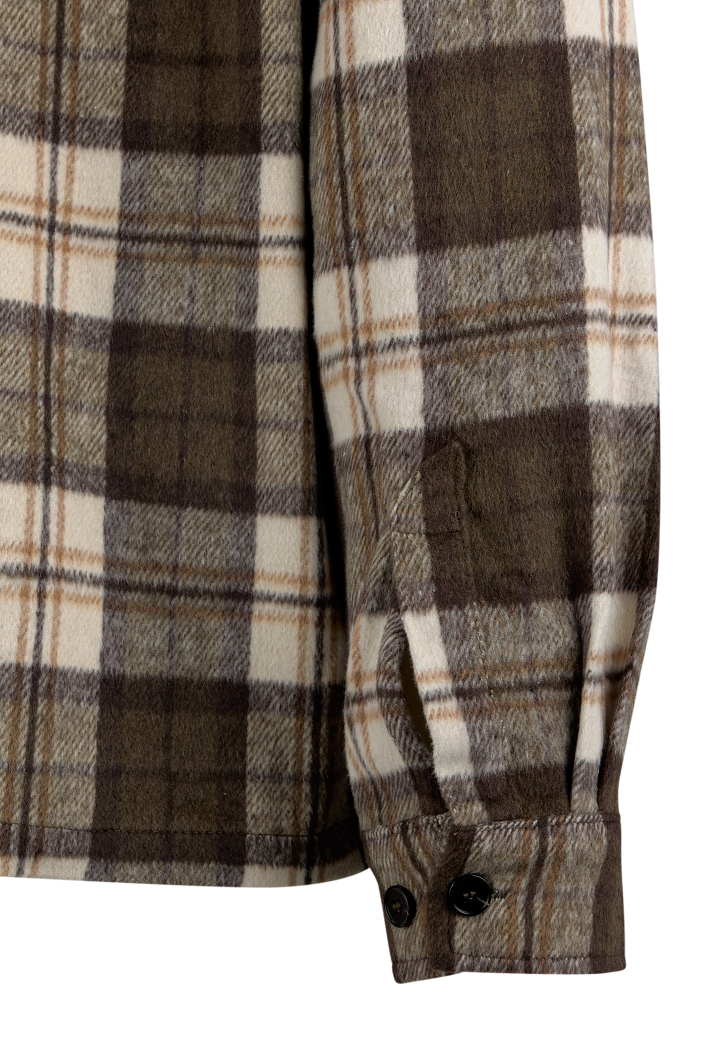 Urban Pioneers Male Guido Zip Shirt SHIRT BROWN CHECK