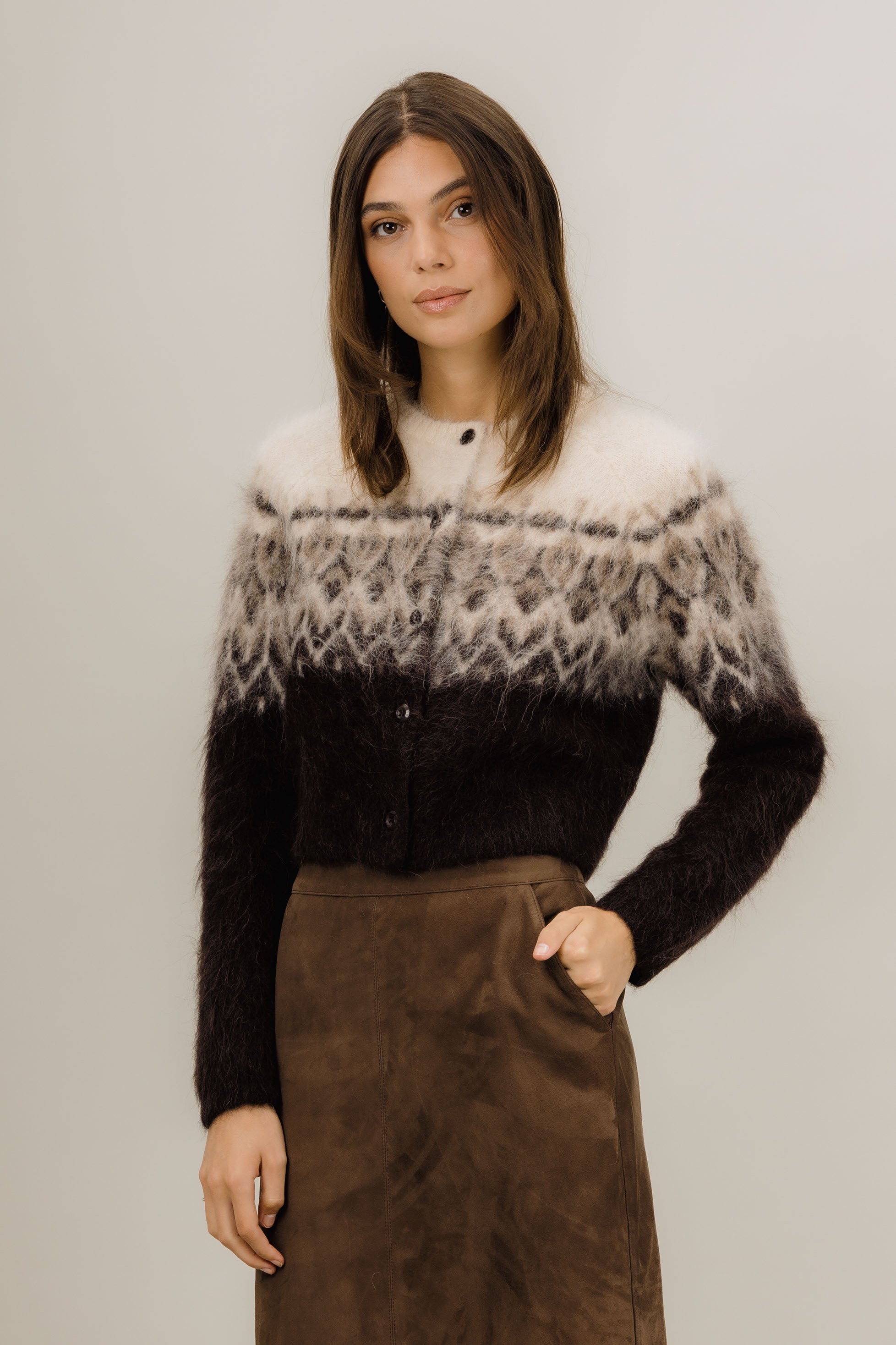 Urban Pioneers Female Hallie Cardigan CARDIGAN CHOCOLATE BROWN