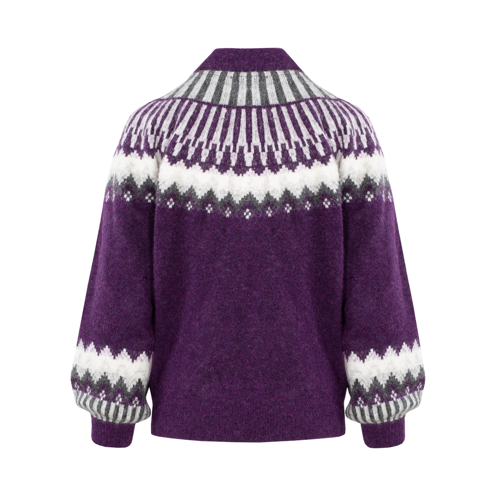 Urban Pioneers Female Hani Sweater SWEATER PURPLE MULTI