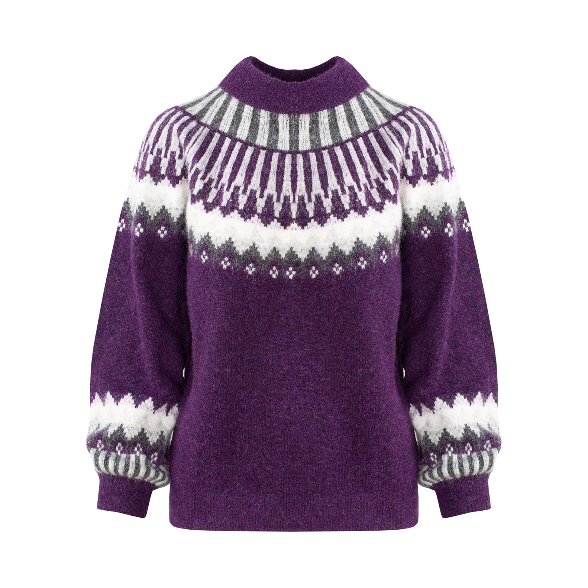 Urban Pioneers Female Hani Sweater SWEATER PURPLE MULTI