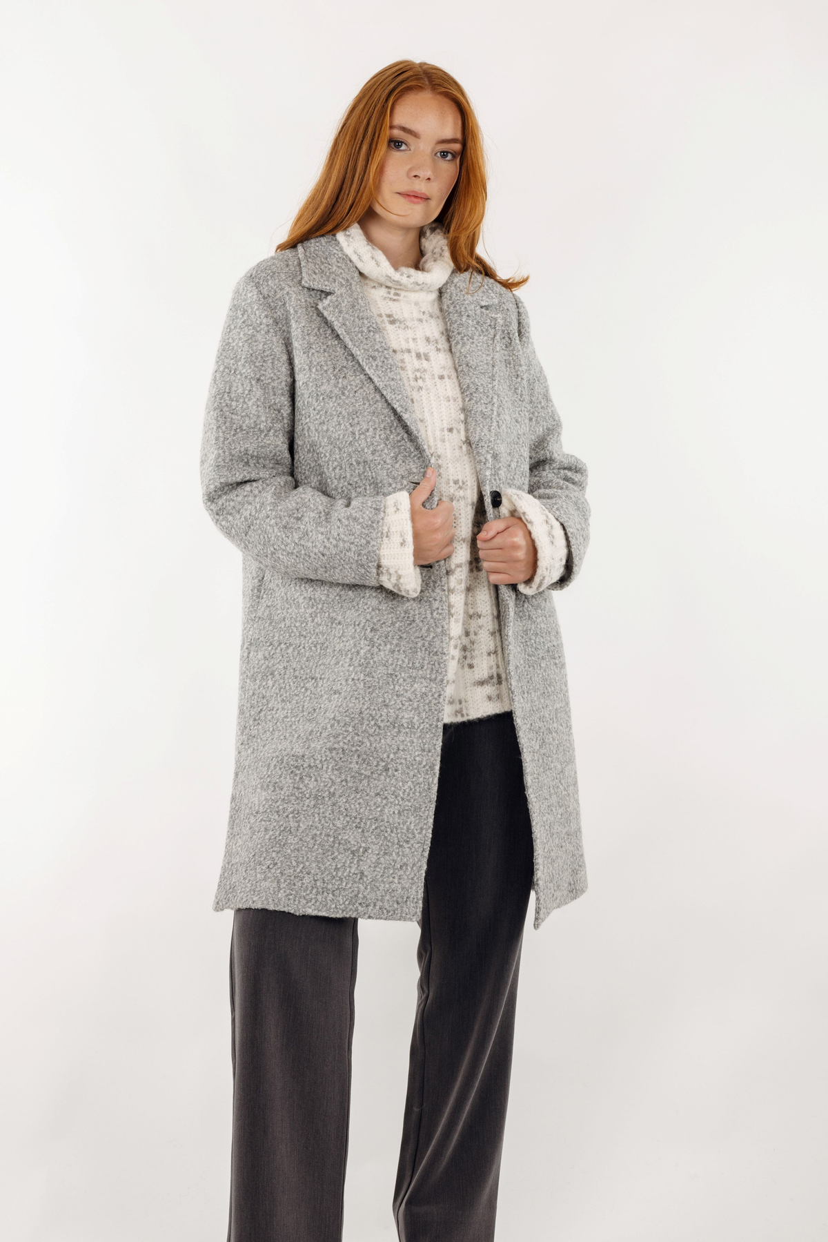 Urban Pioneers Female Hanni Coat COAT LIGHT GREY