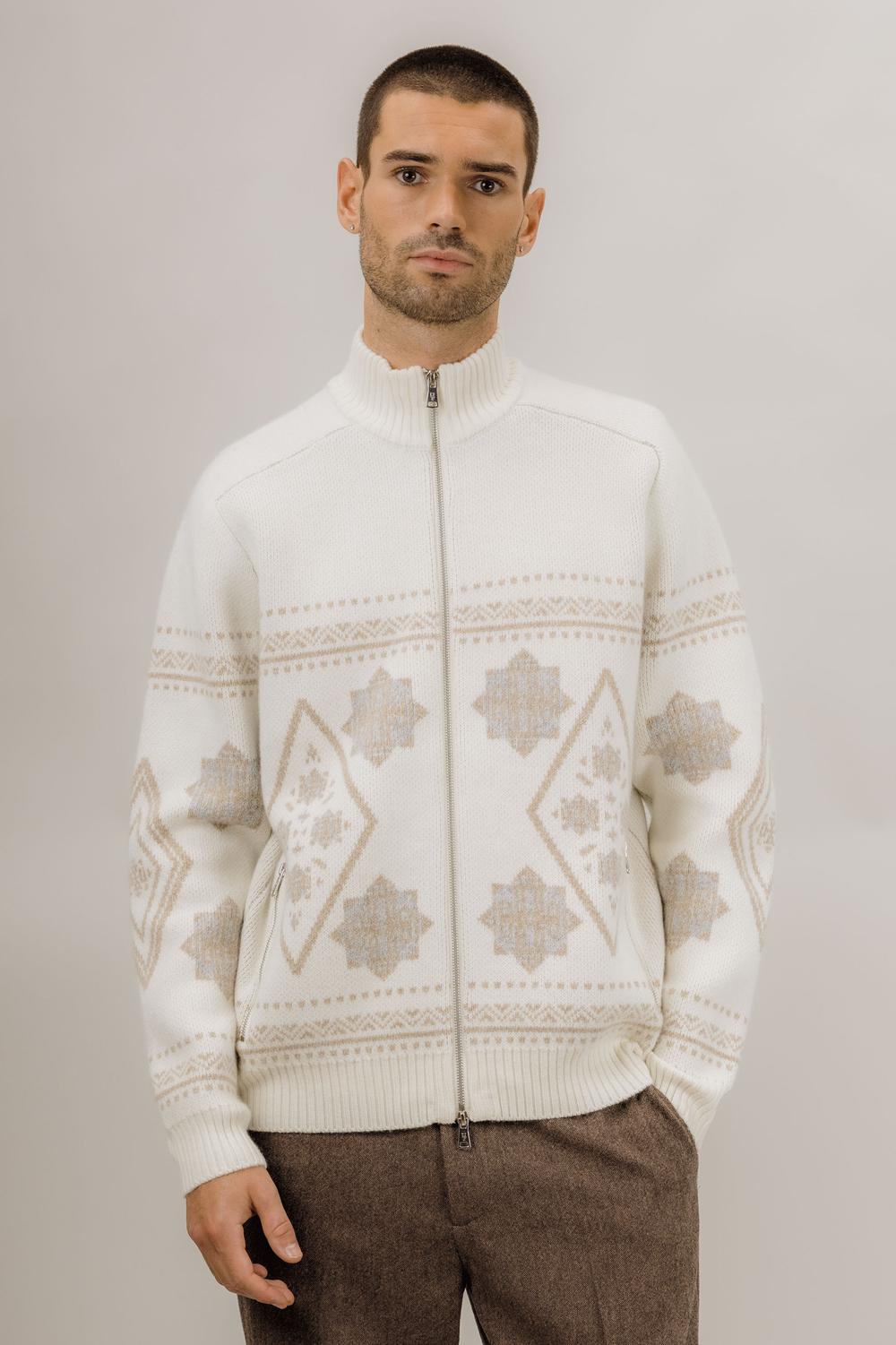 Urban Pioneers Male Herbie Cardigan CARDIGAN CREAM