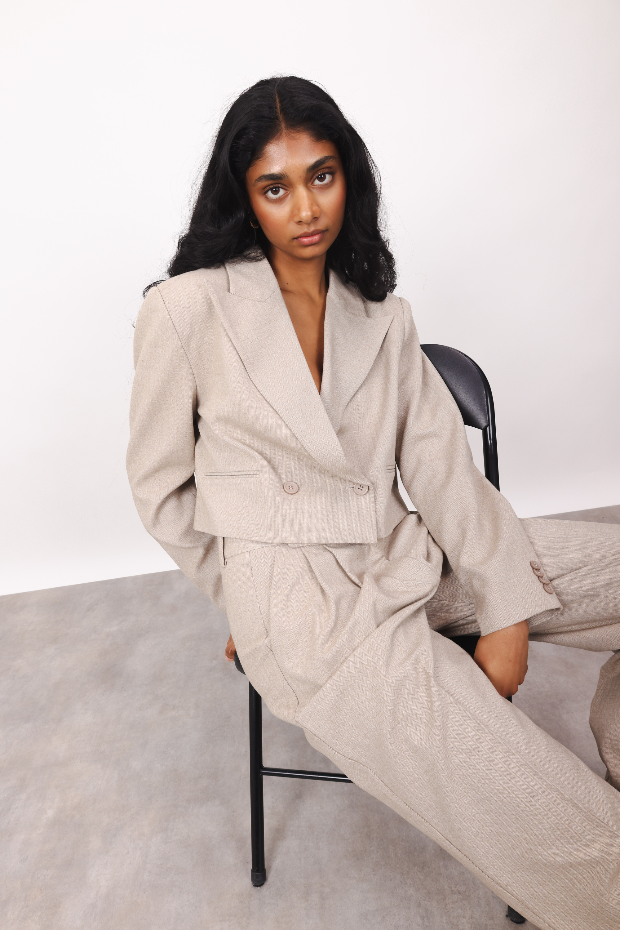 Urban Pioneers Female Hermina Blazer BLAZER BEIGE