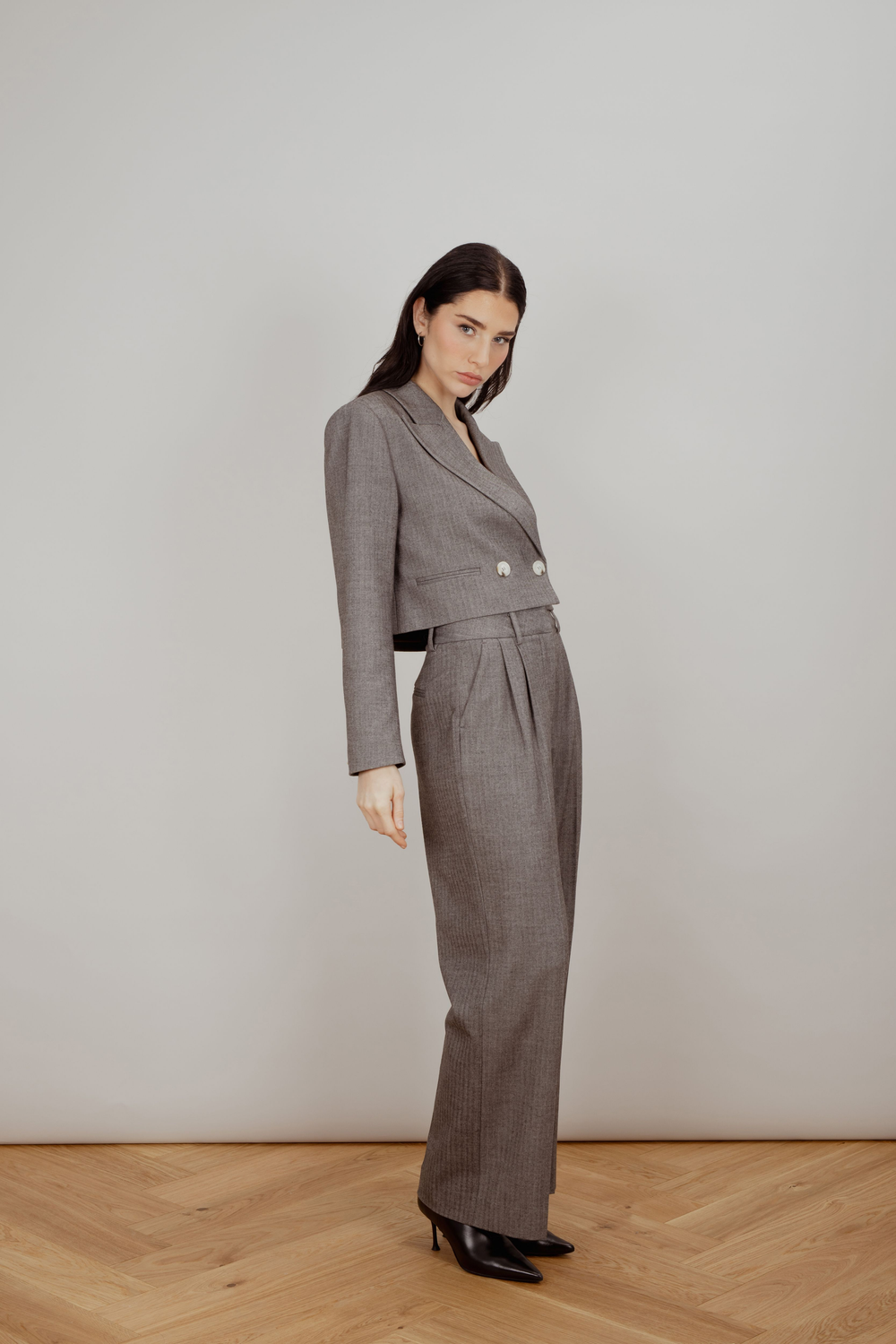 Urban Pioneers Female Hermina Blazer BLAZER DARK GREY