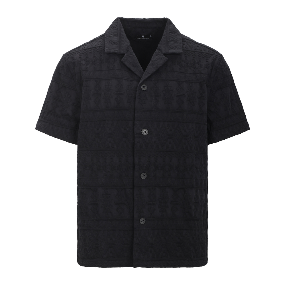 Urban Pioneers Male Hubert SS SHIRT BLACK