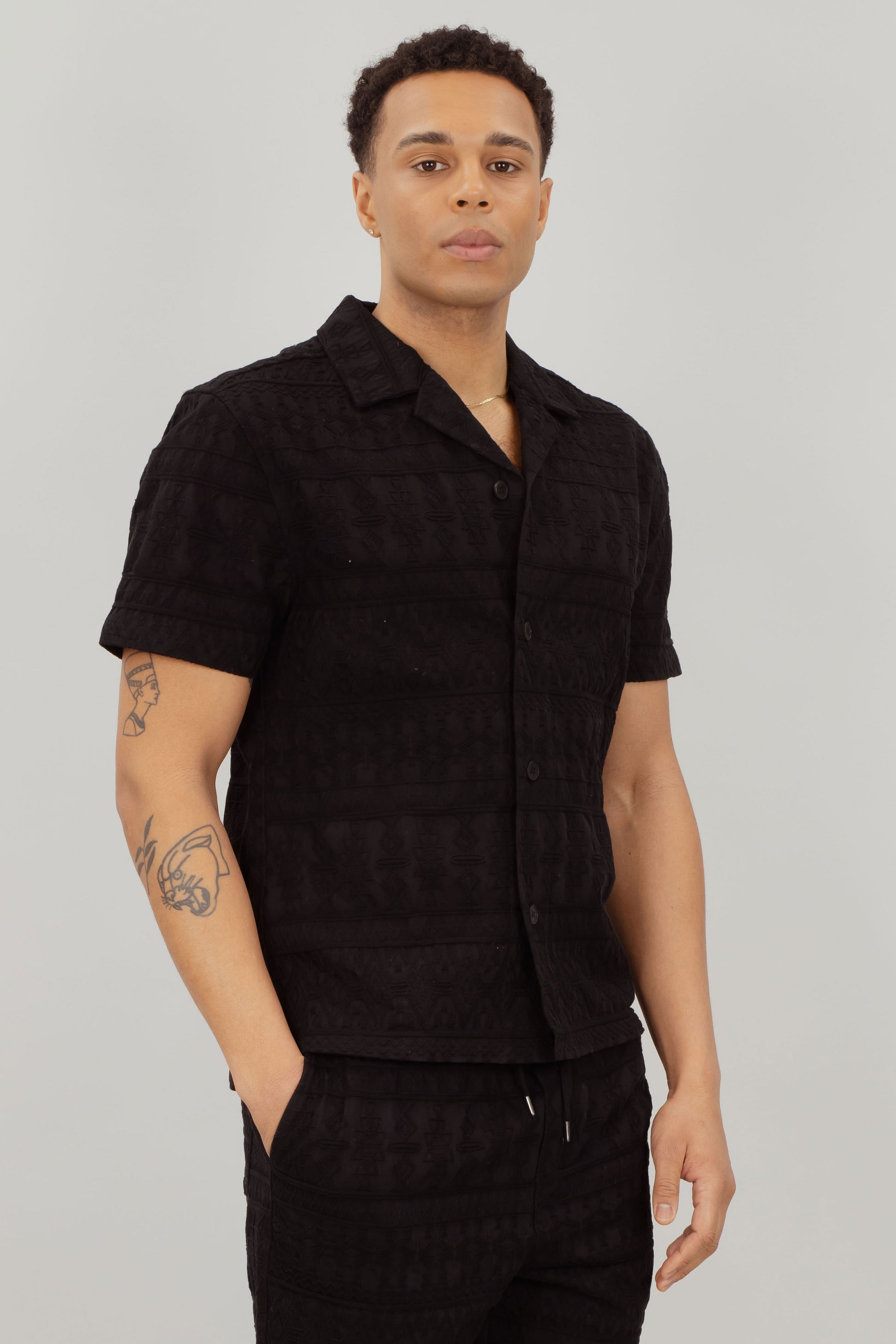 Hubert SS Shirt Black