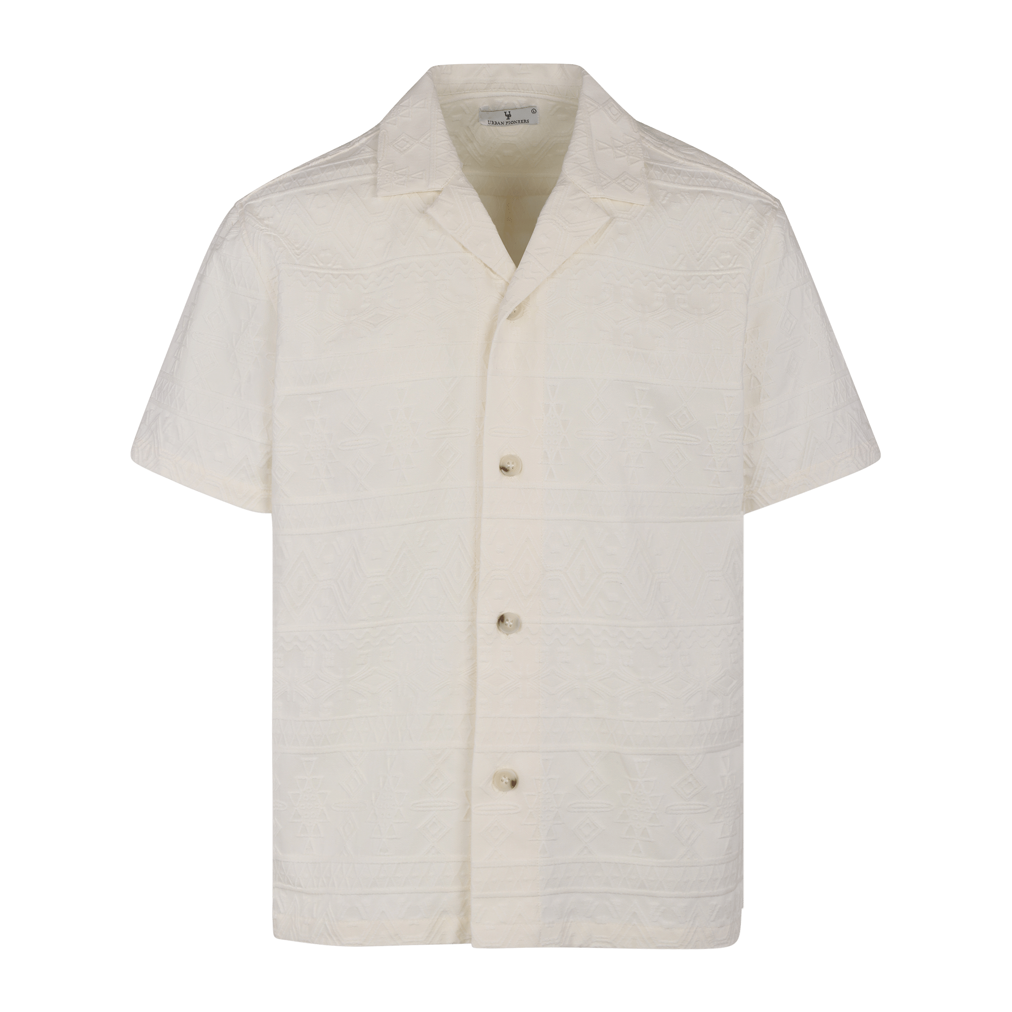 Urban Pioneers Male Hubert SS SHIRT CREAM