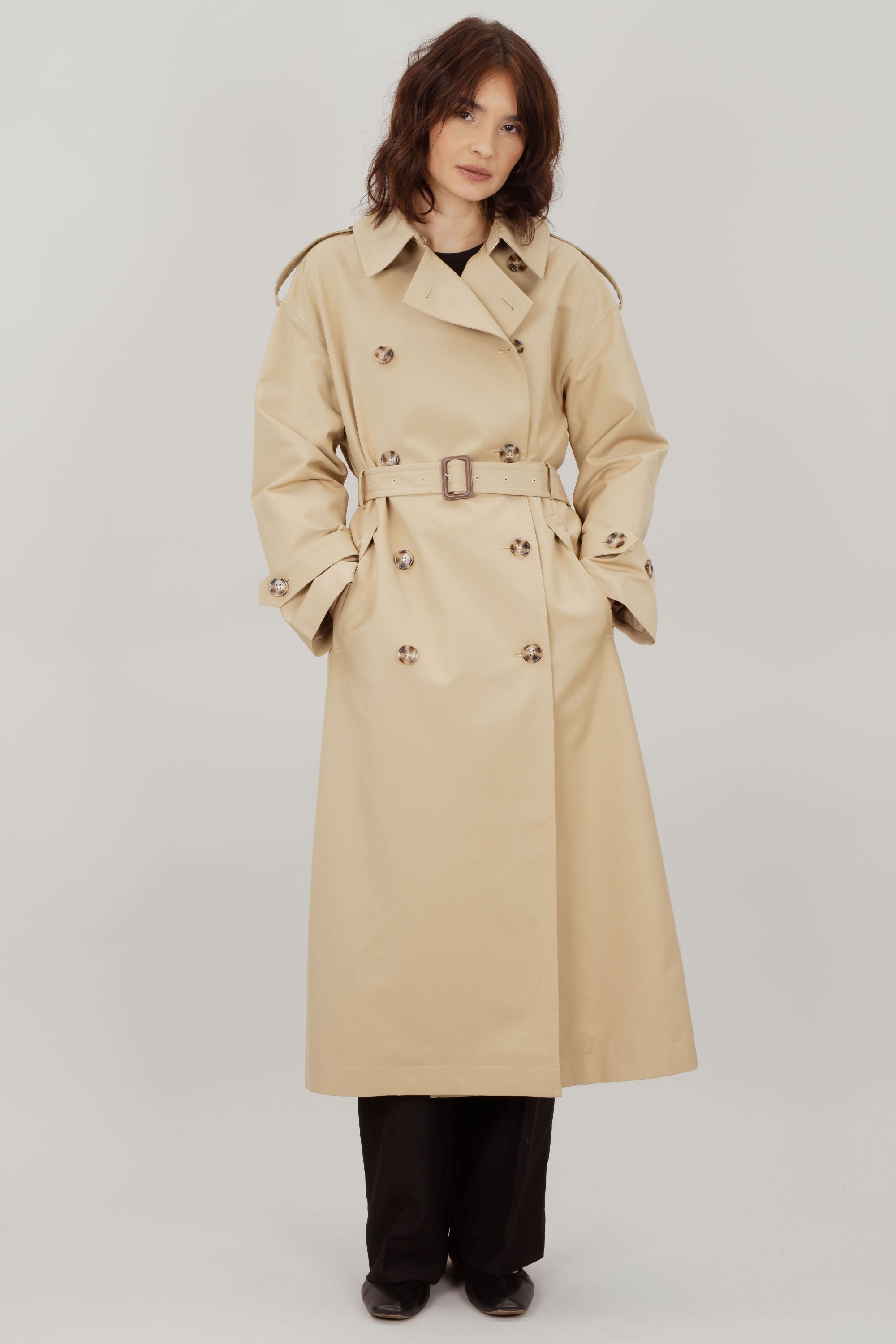 Urban Pioneers Female Ivana Trench COAT KHAKI