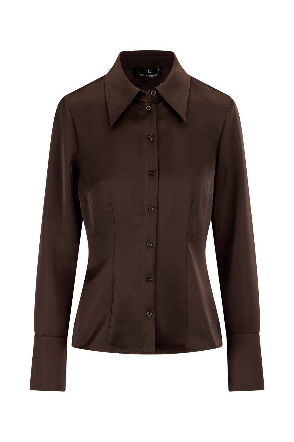 Urban Pioneers Female Jacinda Shirt BLOUSE BLACK COFFEE