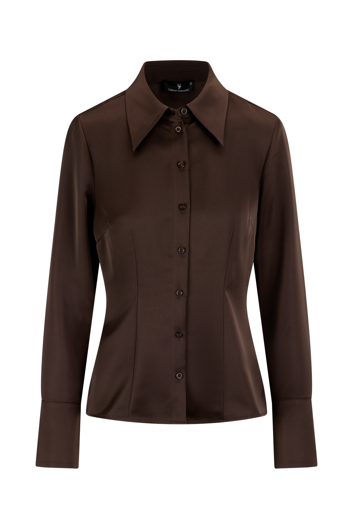 Urban Pioneers Female Jacinda Shirt BLOUSE BLACK COFFEE
