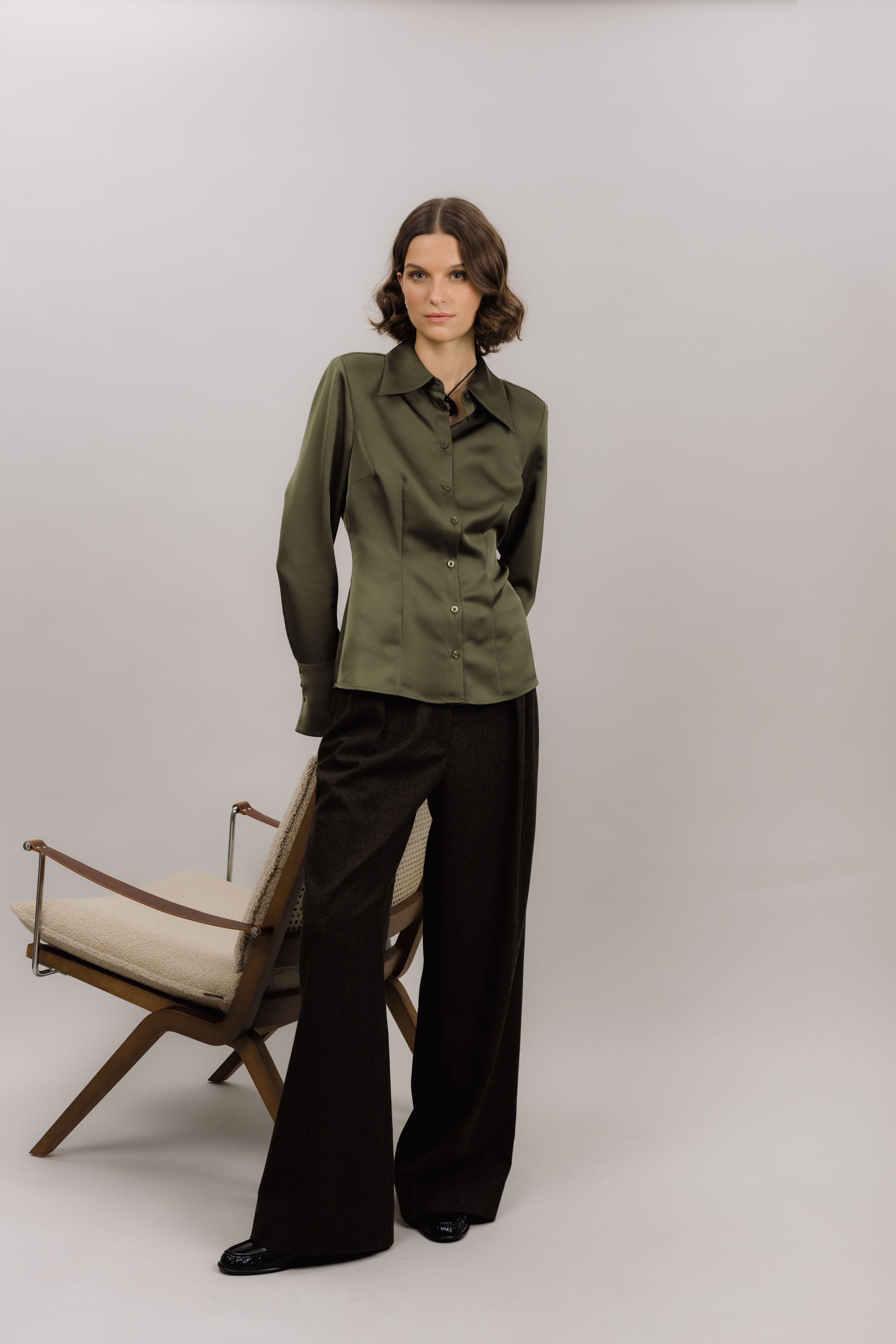 Urban Pioneers Female Jacinda Shirt BLOUSE GRAPE LEAF