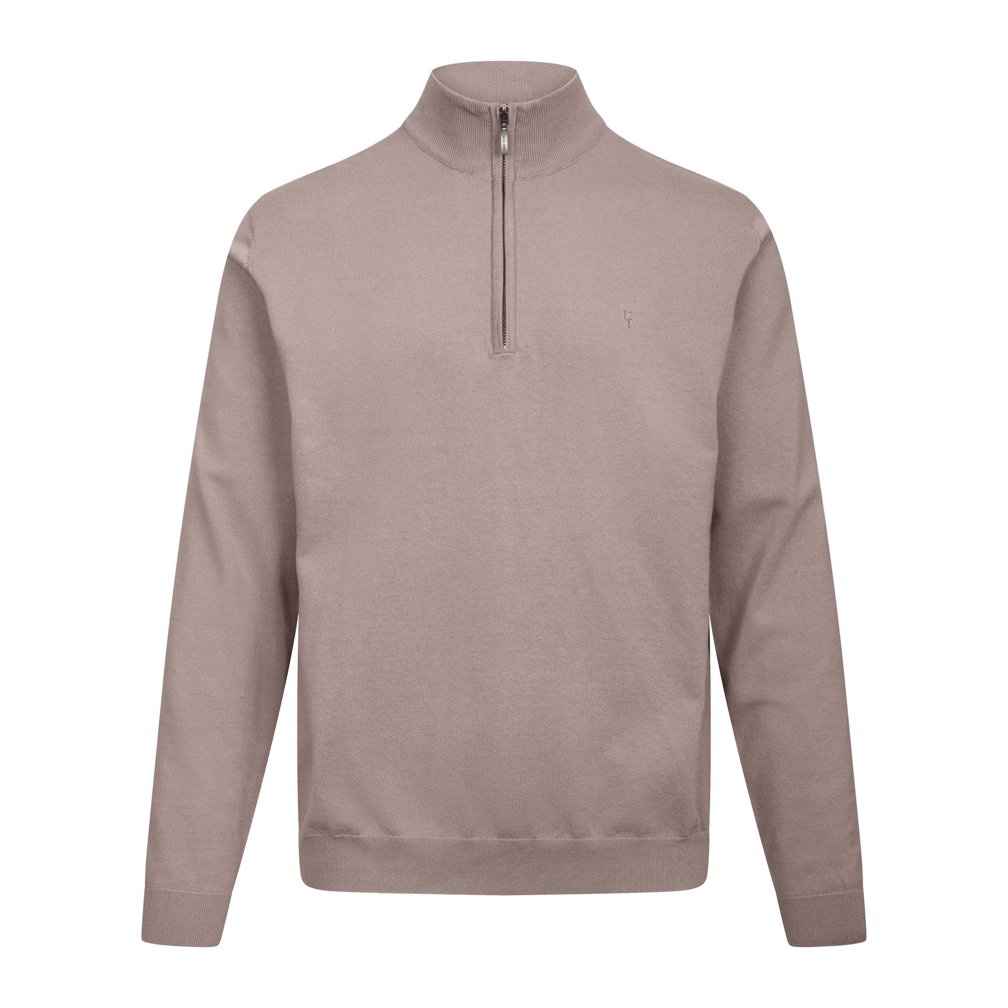 Urban Pioneers Male Jake Half-zip SWEATER DARK SAND
