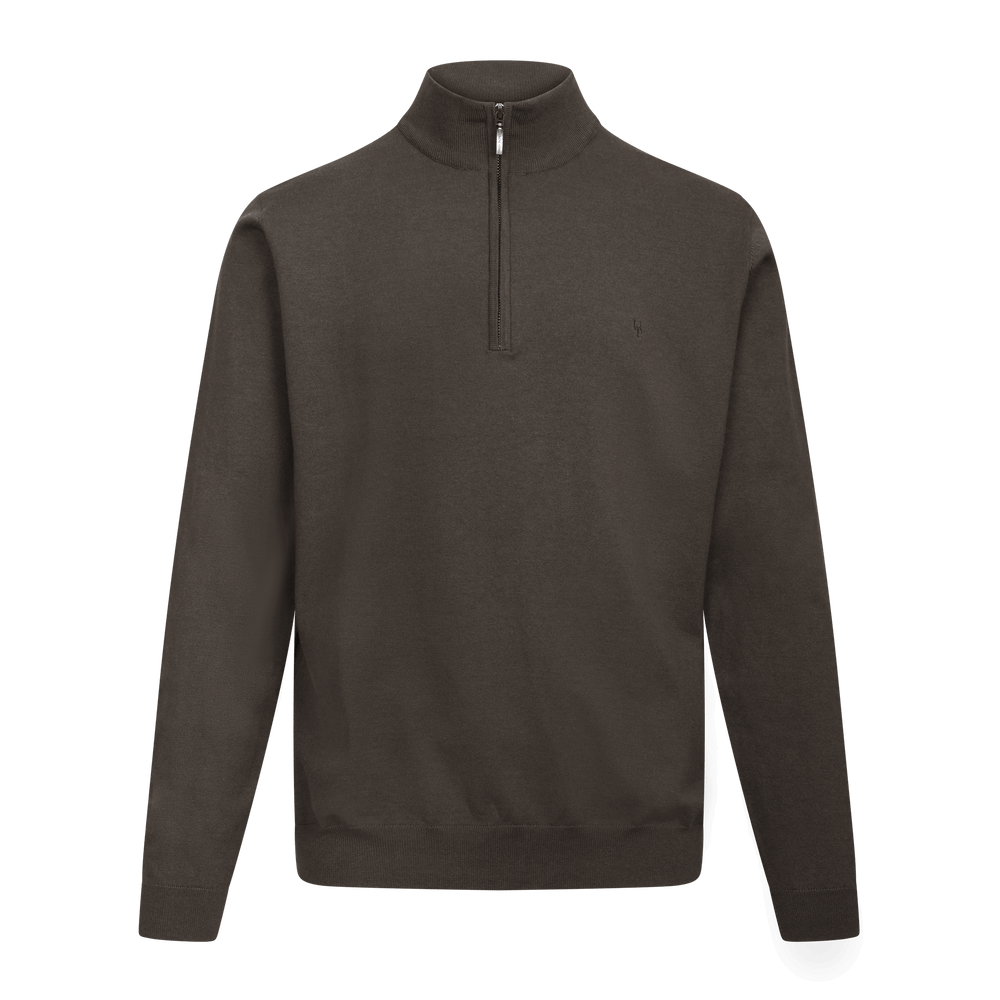 Urban Pioneers Male Jake Half-zip SWEATER OLIVE
